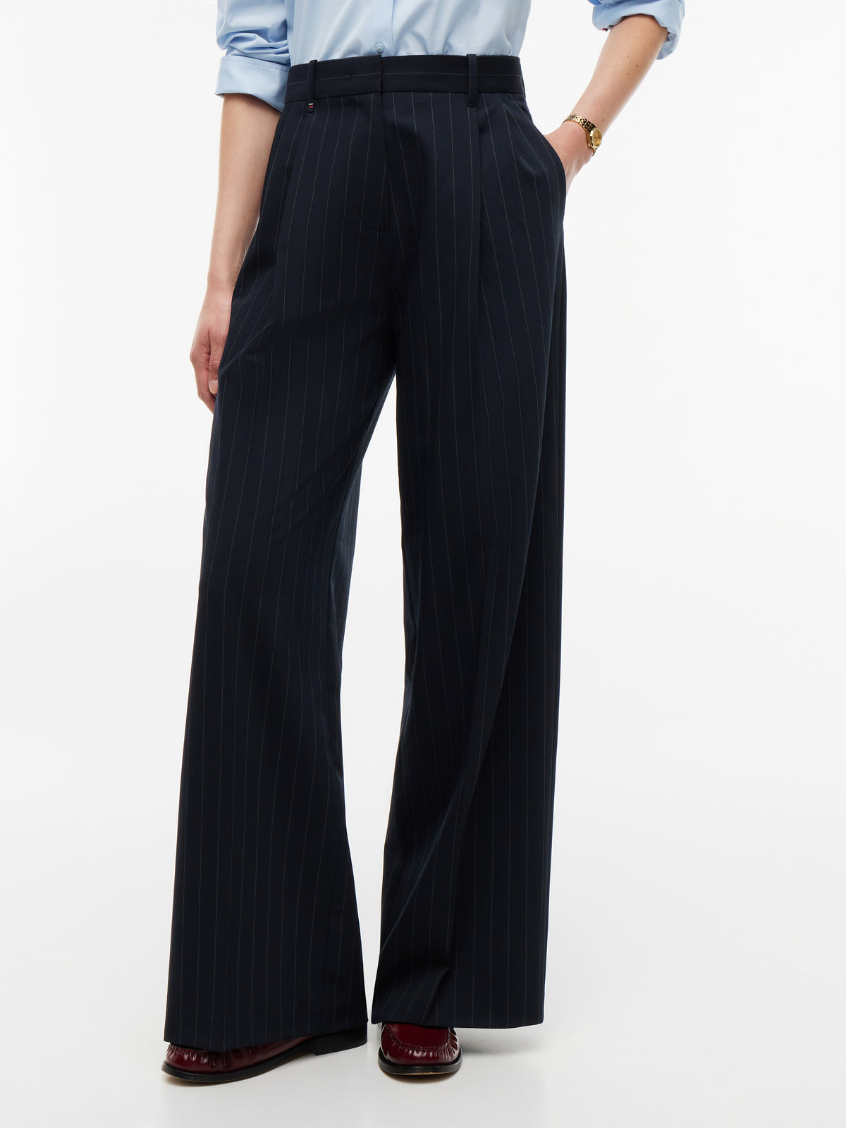 VISCOSE BLEND WIDE LEG