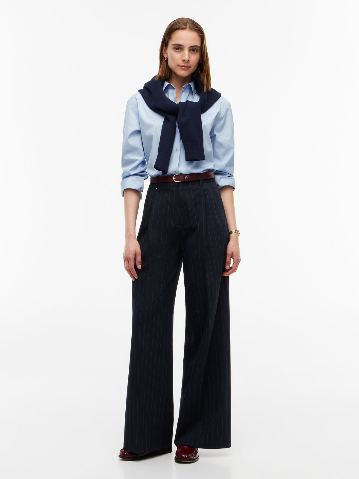 VISCOSE BLEND WIDE LEG