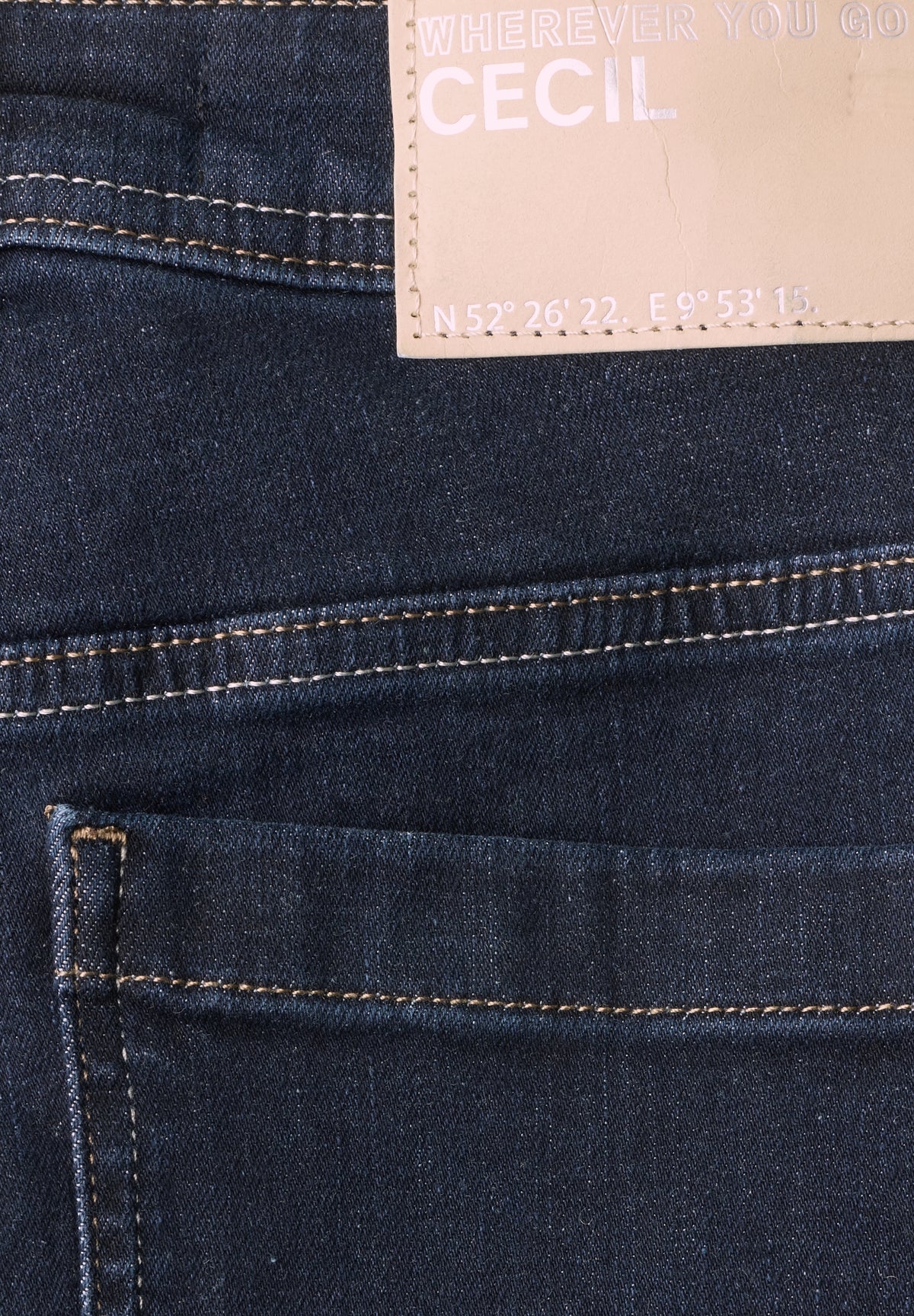 Wide Leg Jeans mit Patch-Pockets