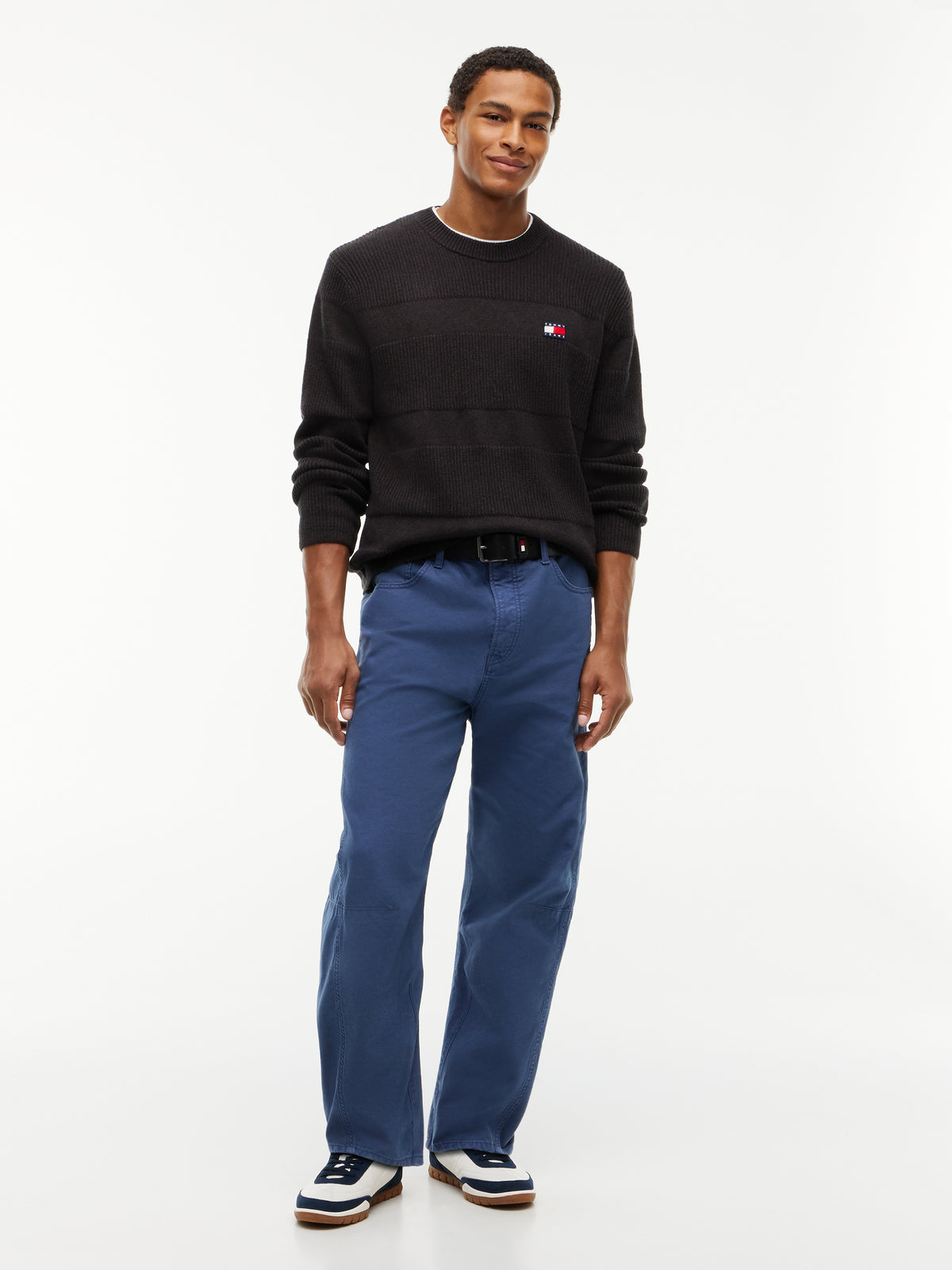 TJM REG TEXTURED SWEATER EXT