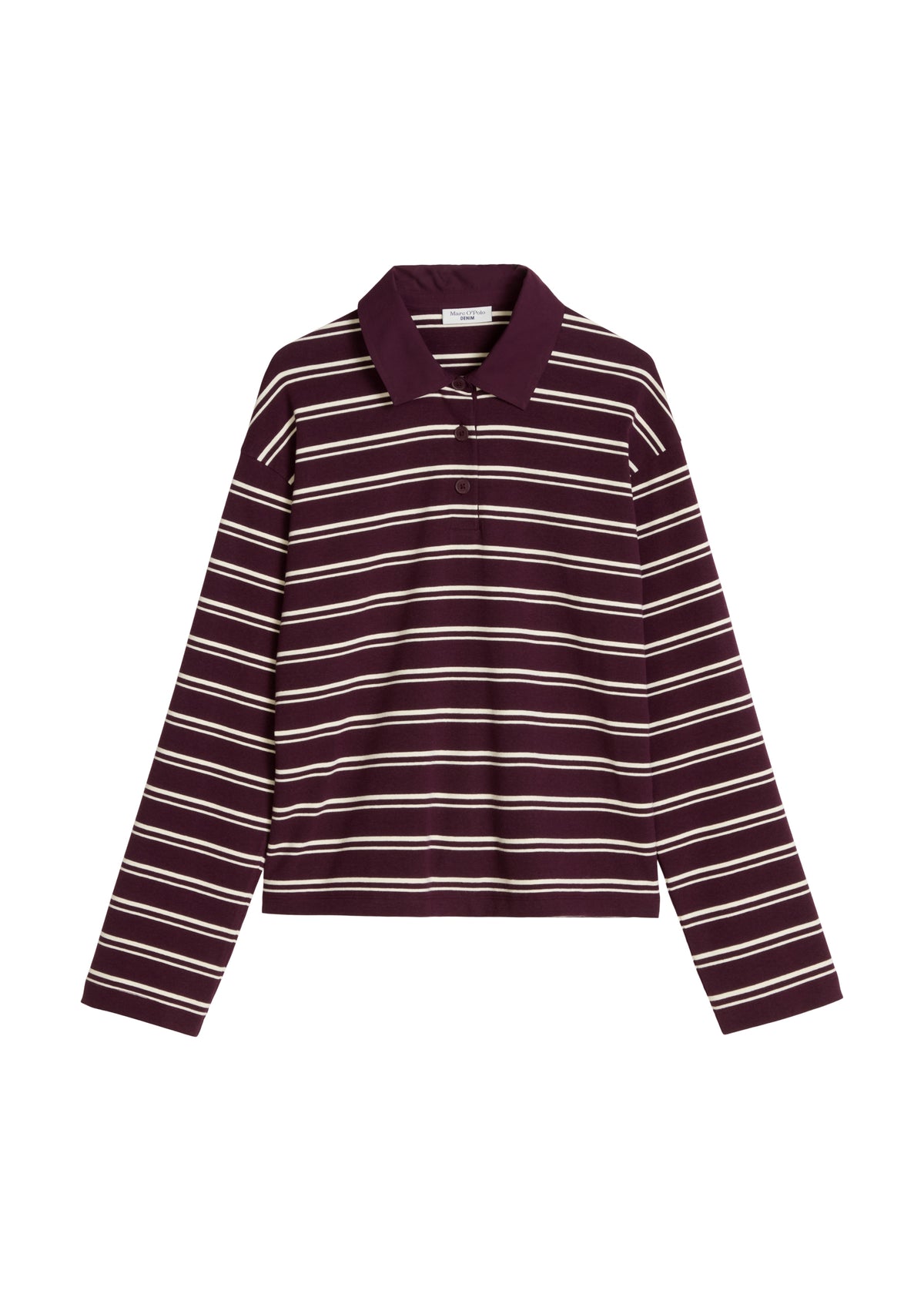 Langarm-Poloshirt relaxed