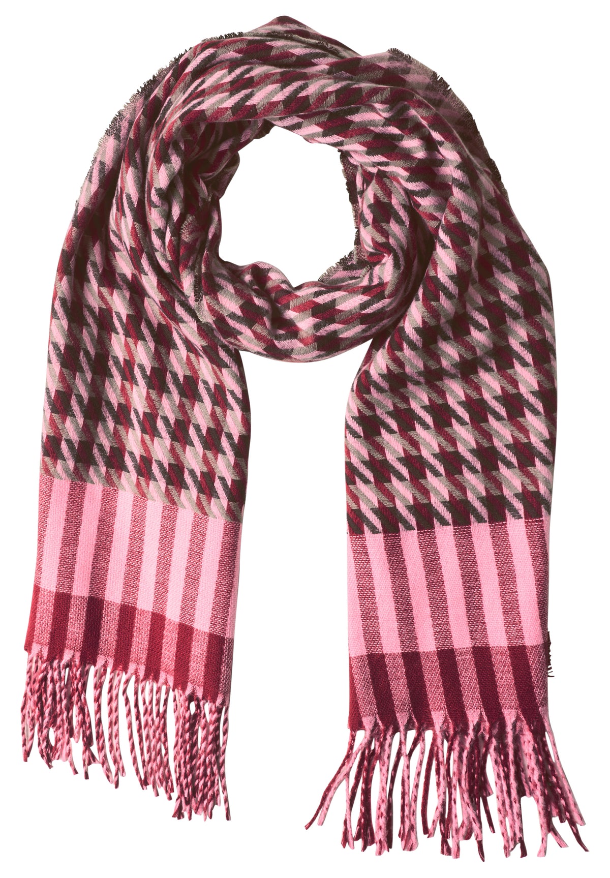 Tuch mit Houndstooth Muster