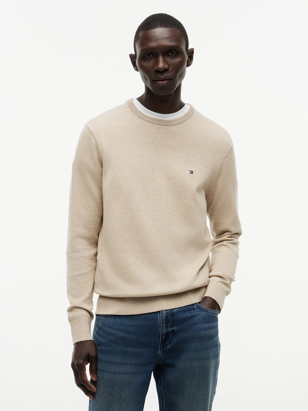 ESSENTIAL SSNL COTTON CREW NECK