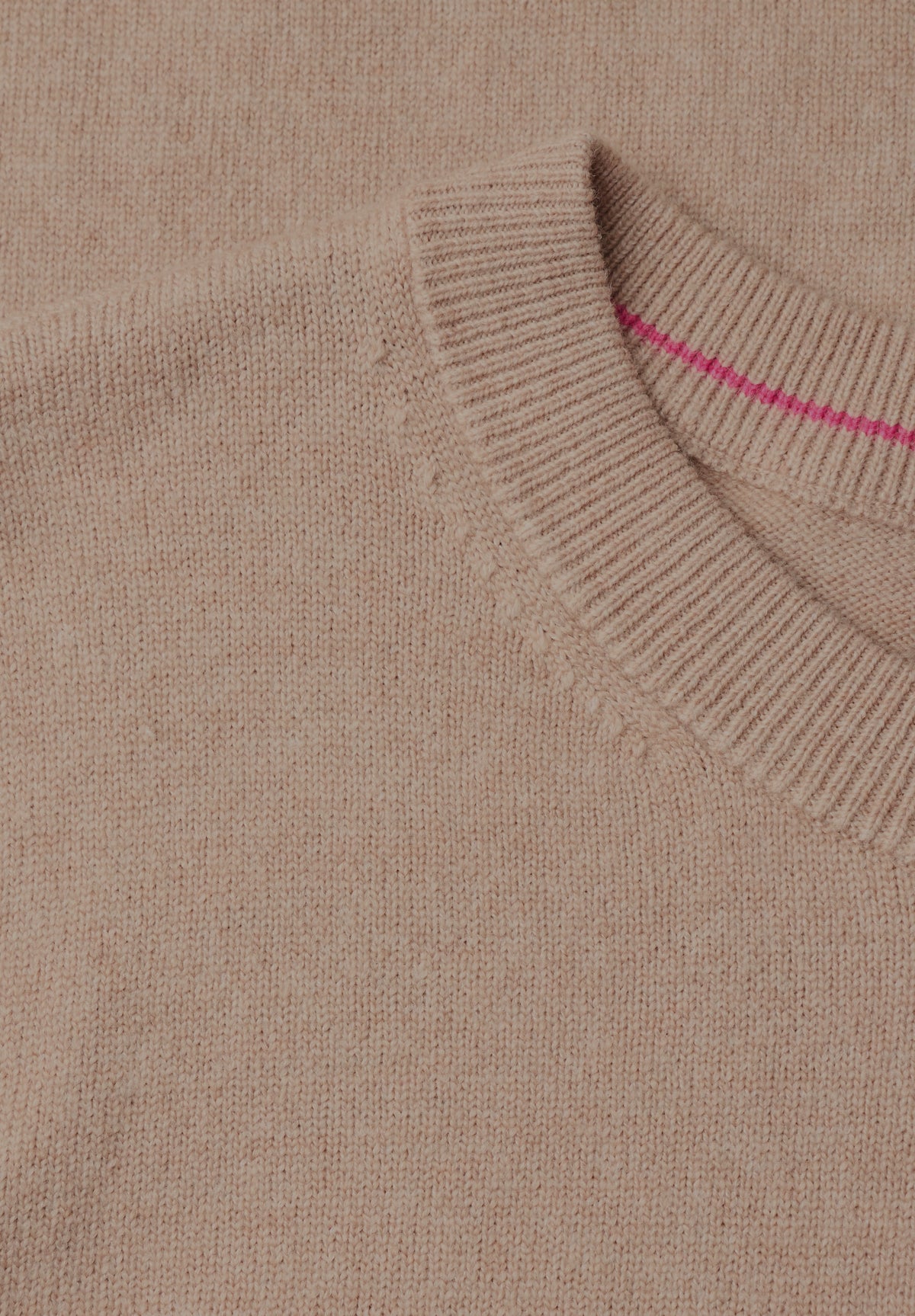 Pullover in Unifarbe mit Rundhals
