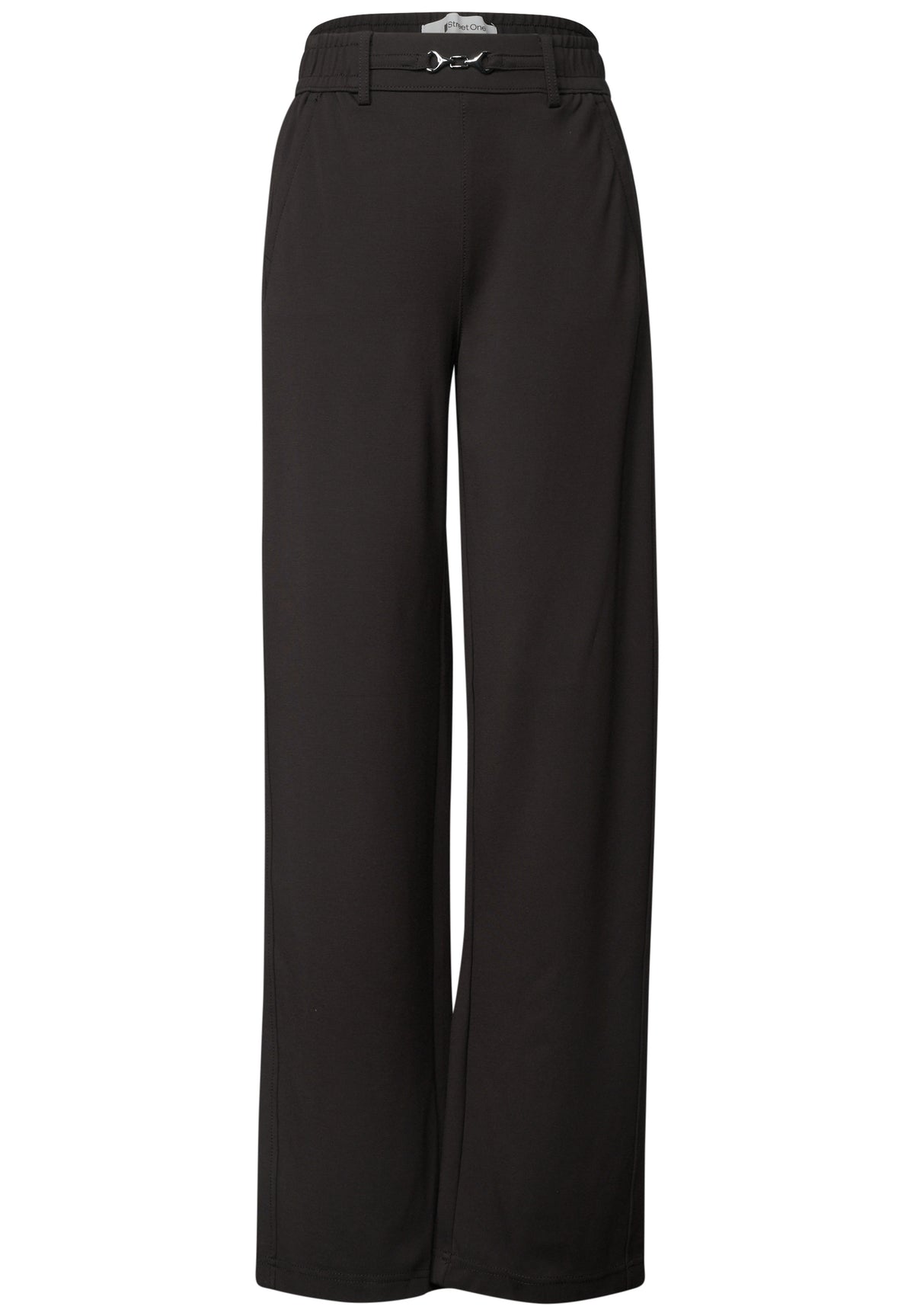 High Waist Straight Leg Hose im Casual Fit