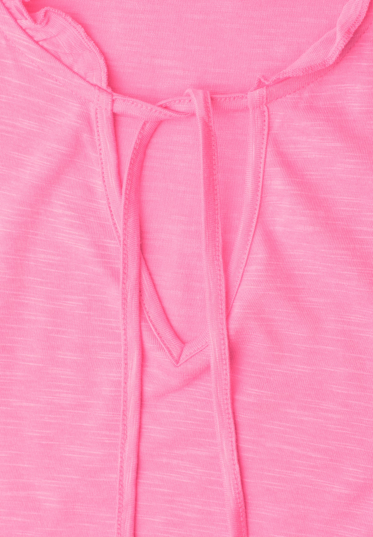 Dropped Shoulder Shirt mit Split Neck