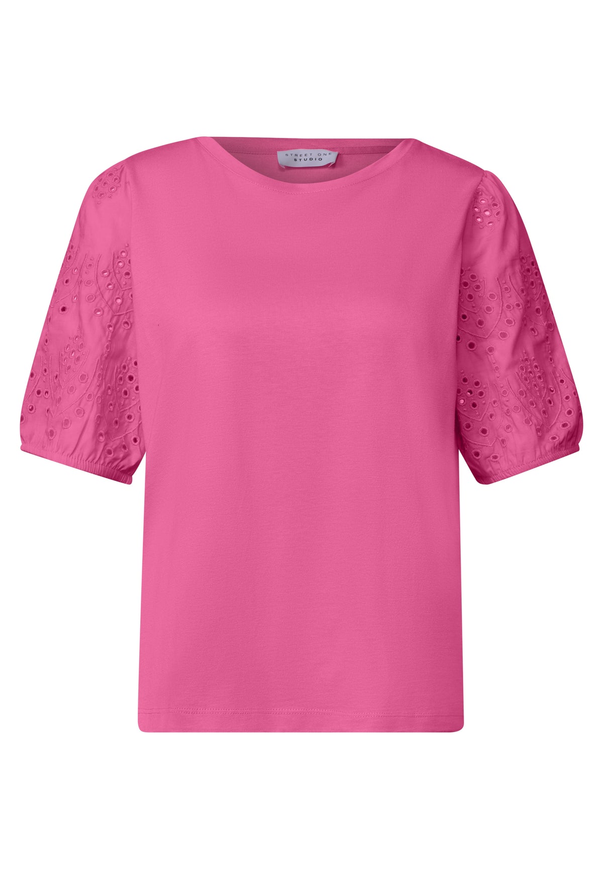 T-Shirt mit Embroidery Ärmeln