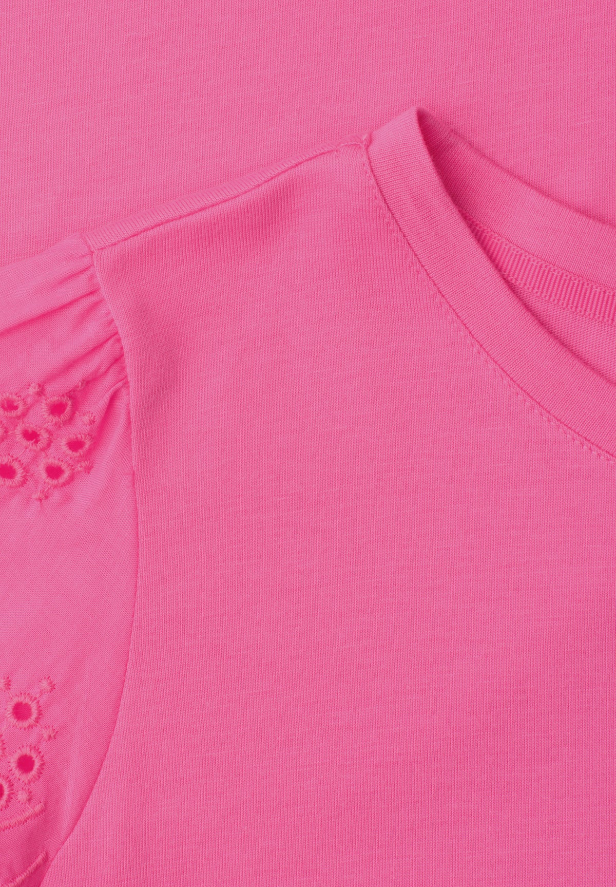 T-Shirt mit Embroidery Ärmeln