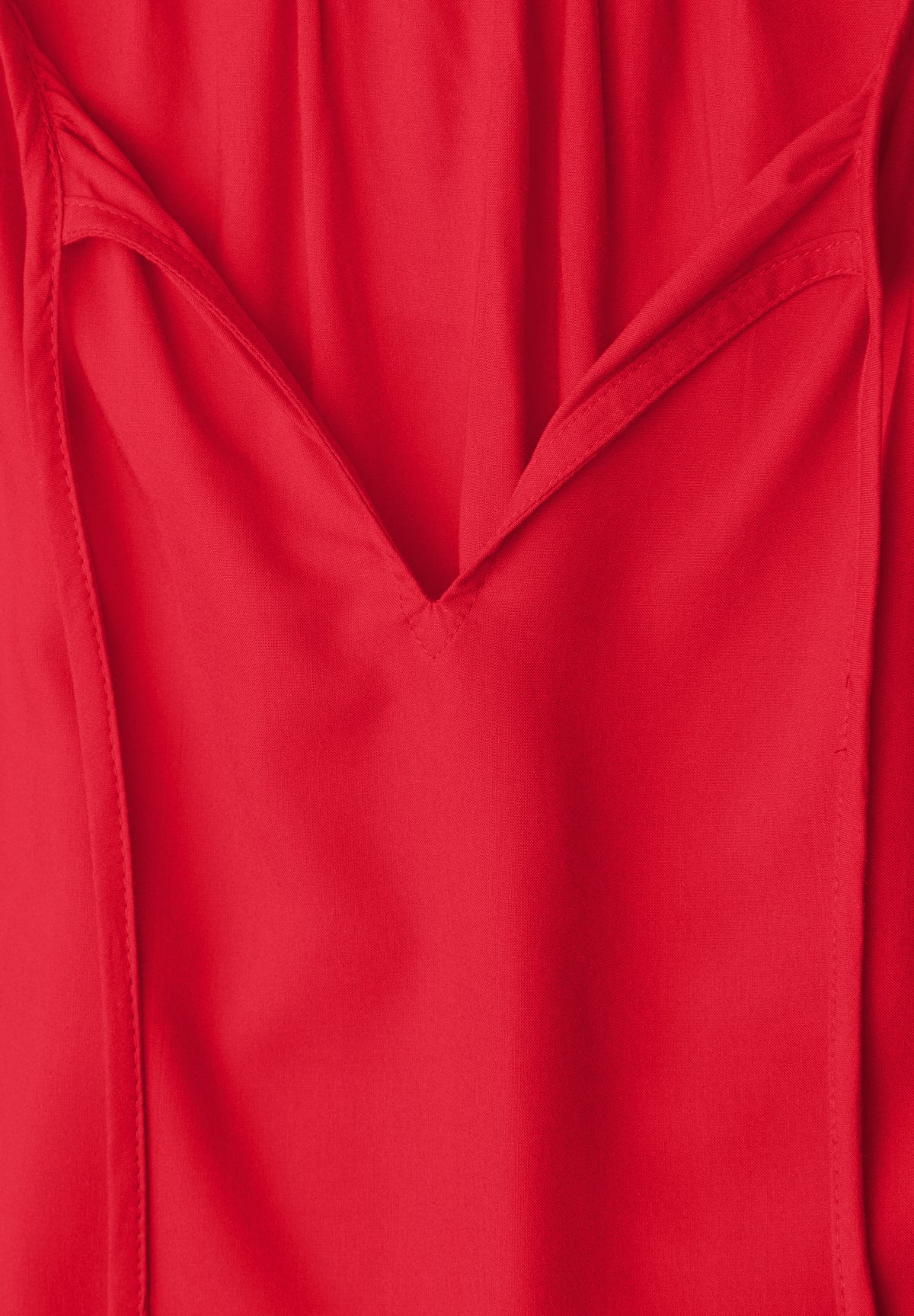 Dropped Shoulder Blusenshirt mit Bändern