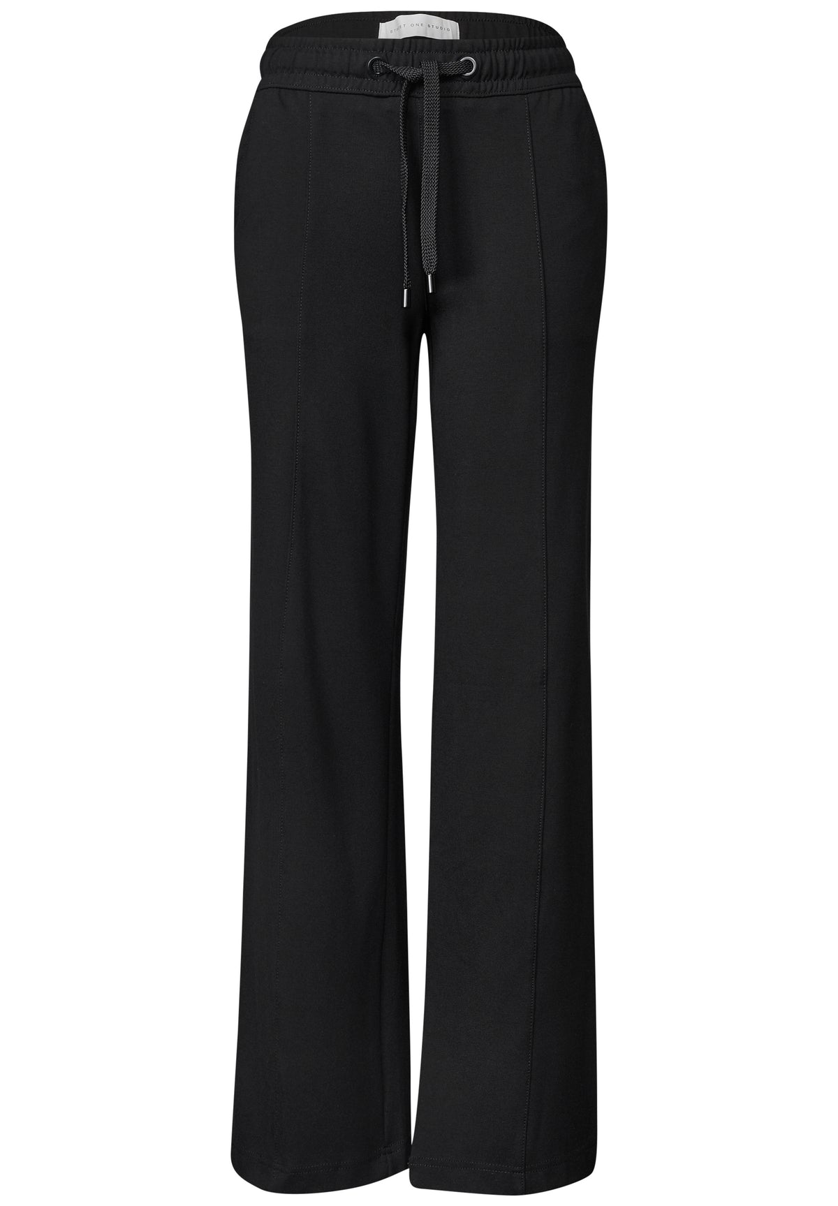 Mid Waist Wide Leg Hose im Casual Fit