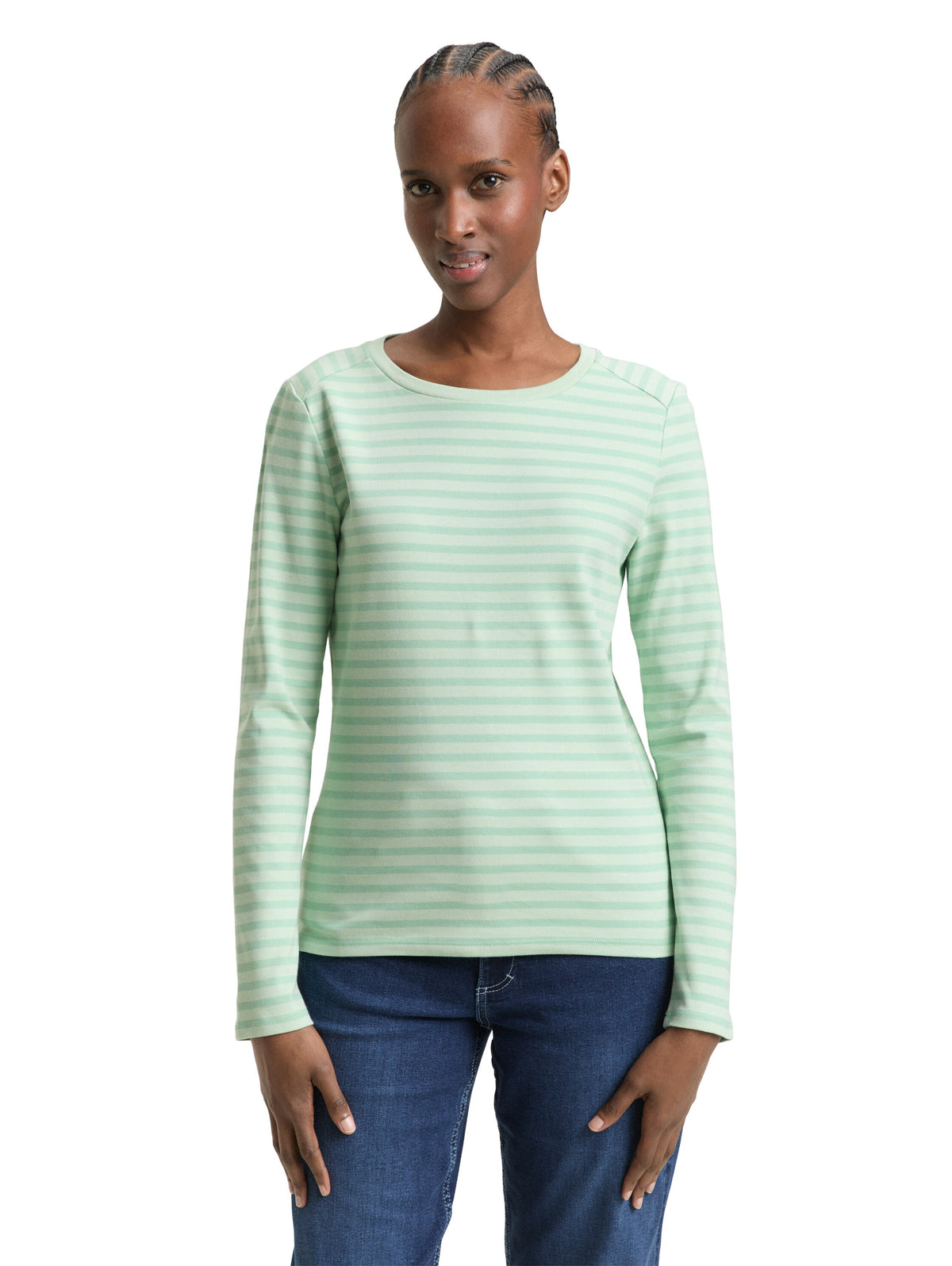 Langarmshirt mit Streifenmuster