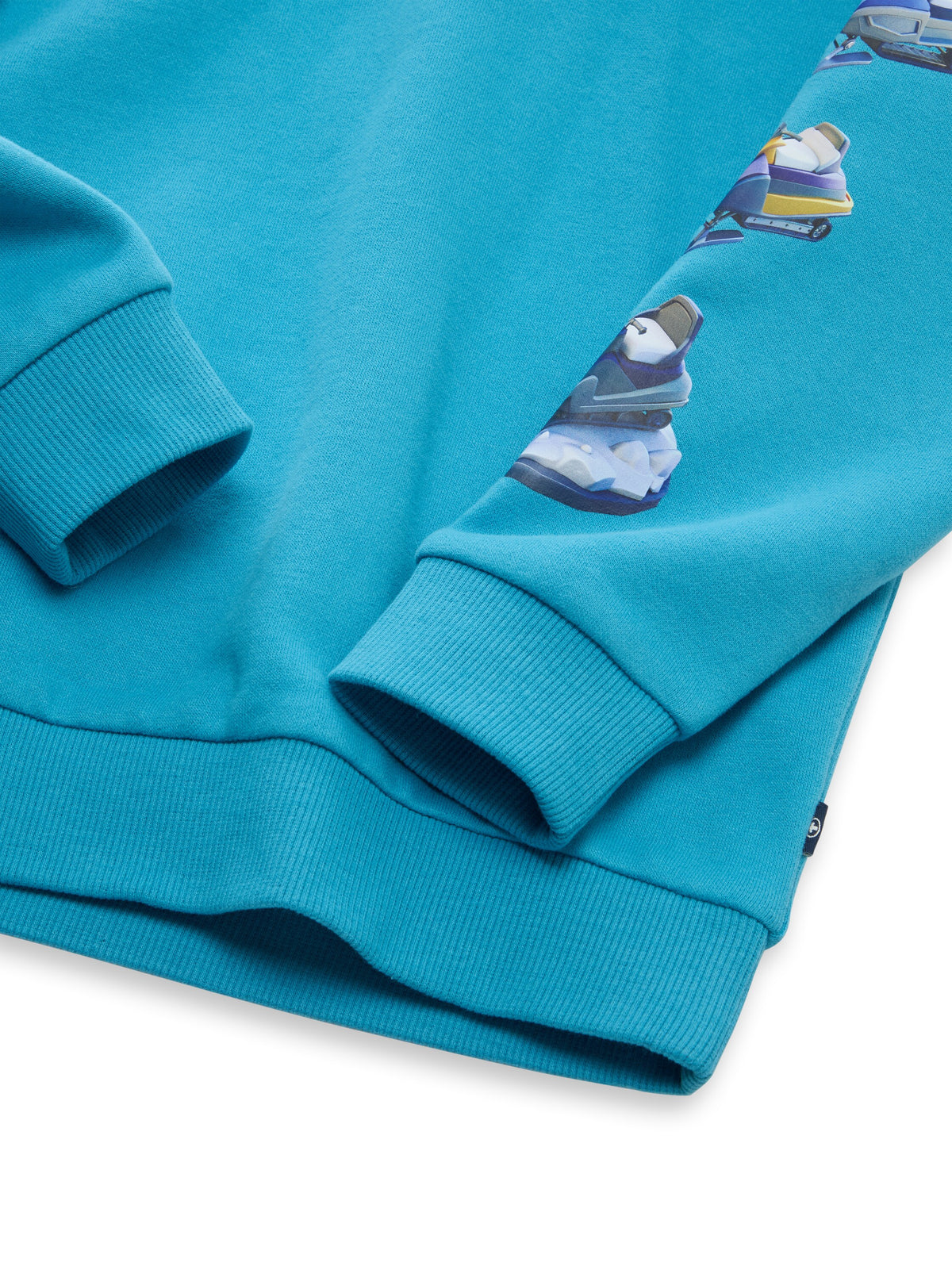 Oversize Hoodie Sweatshirt mit Rückenprint