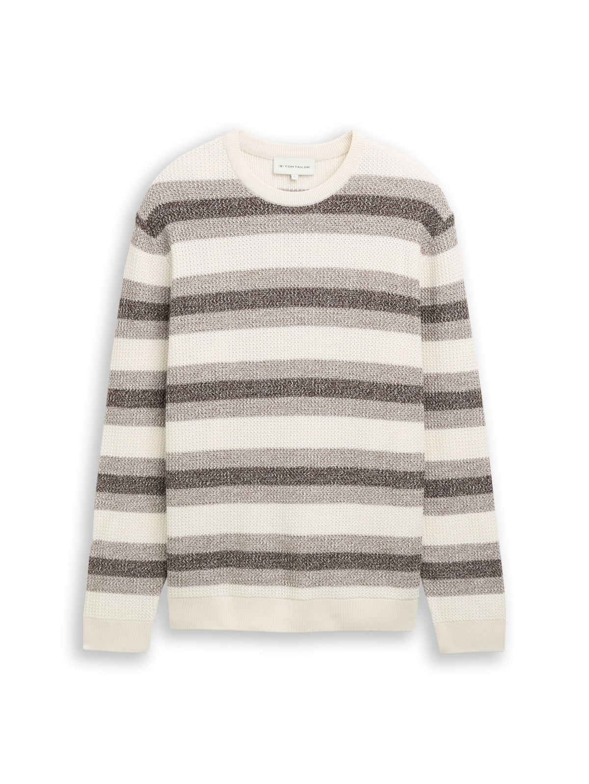 Strickpullover mit Streifenmuster