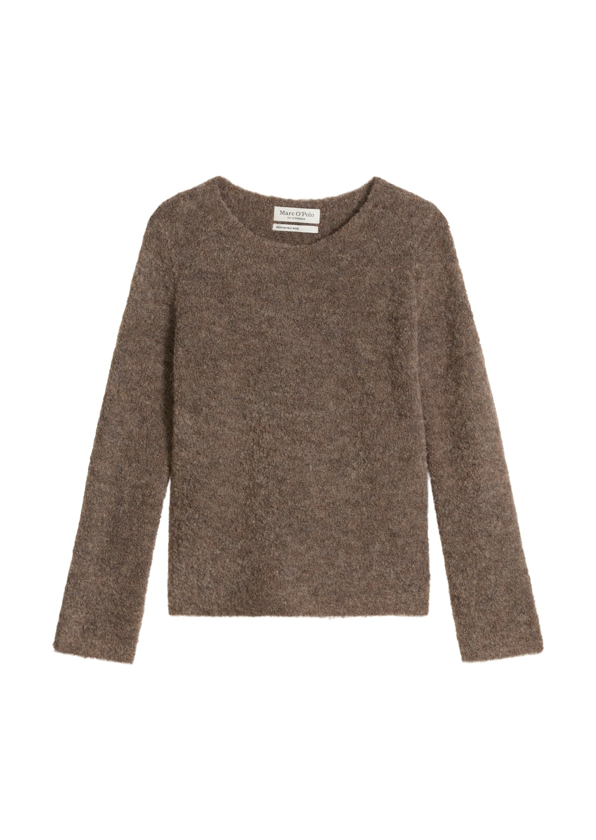 Bouclé-Pullover regular