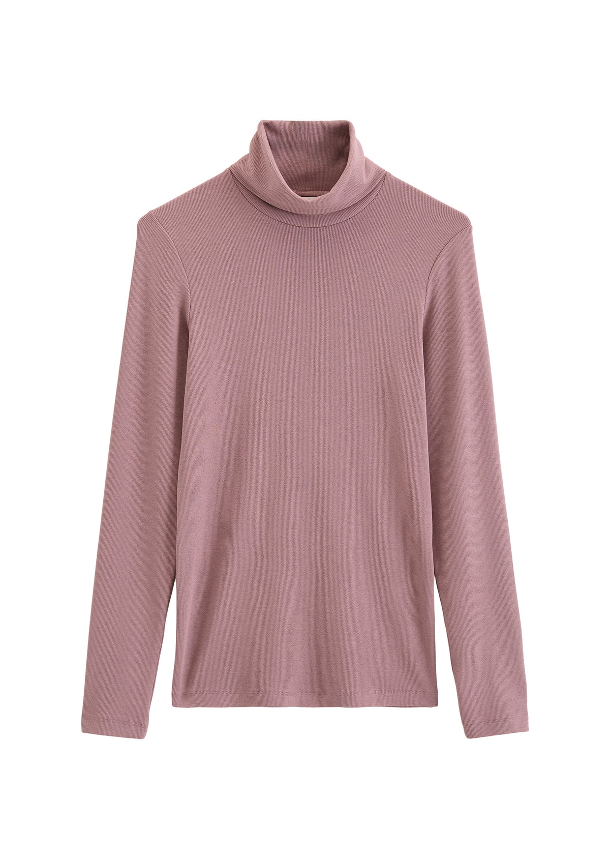 Rollkragen-Longsleeve regular