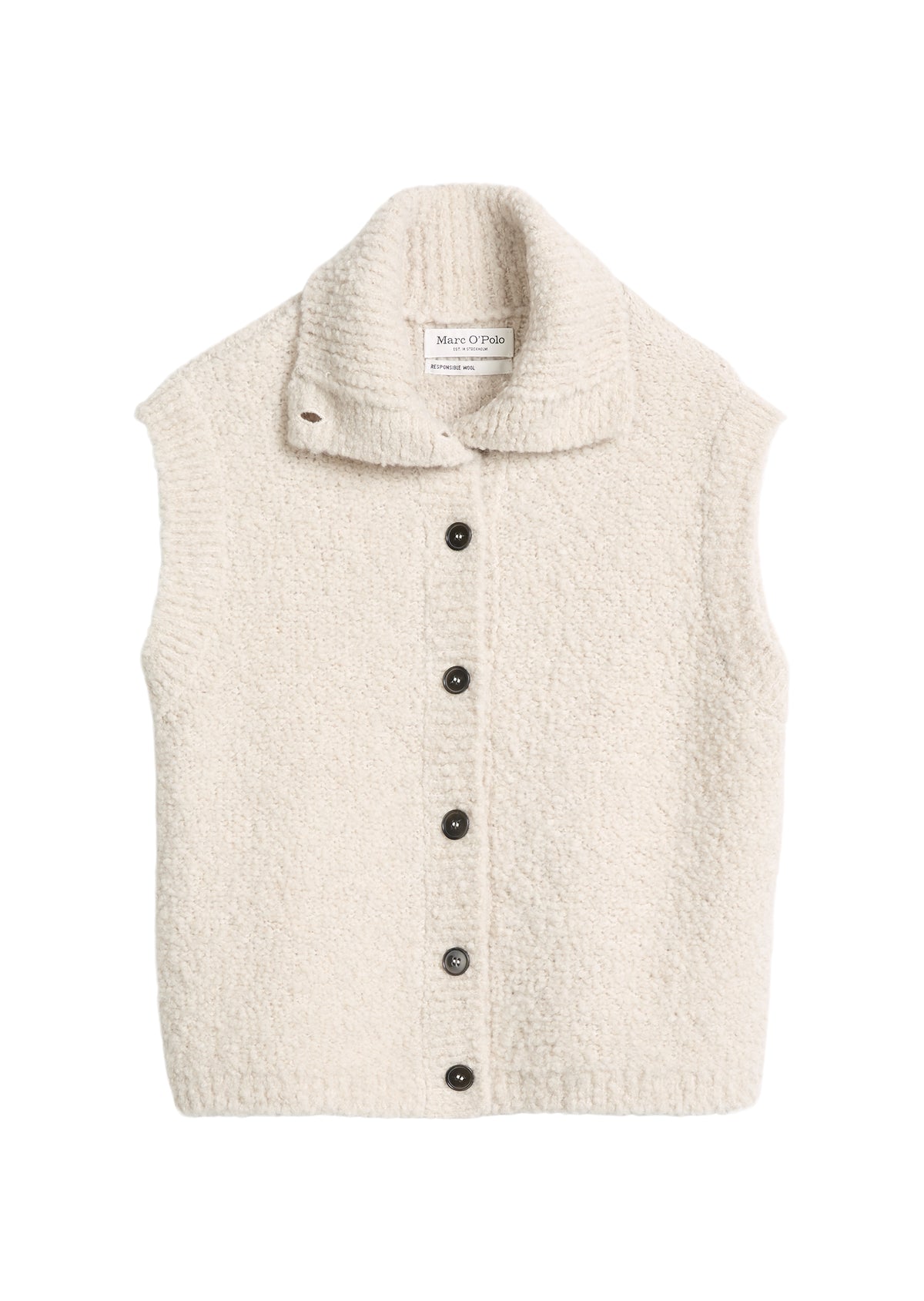 Ärmelloser Cardigan slim