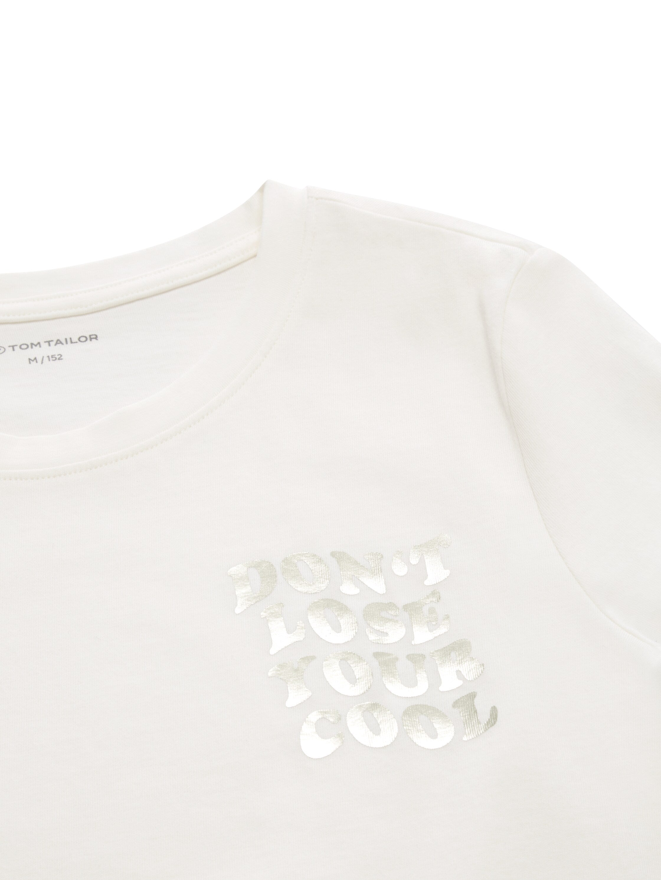 T-Shirt mit Textprint