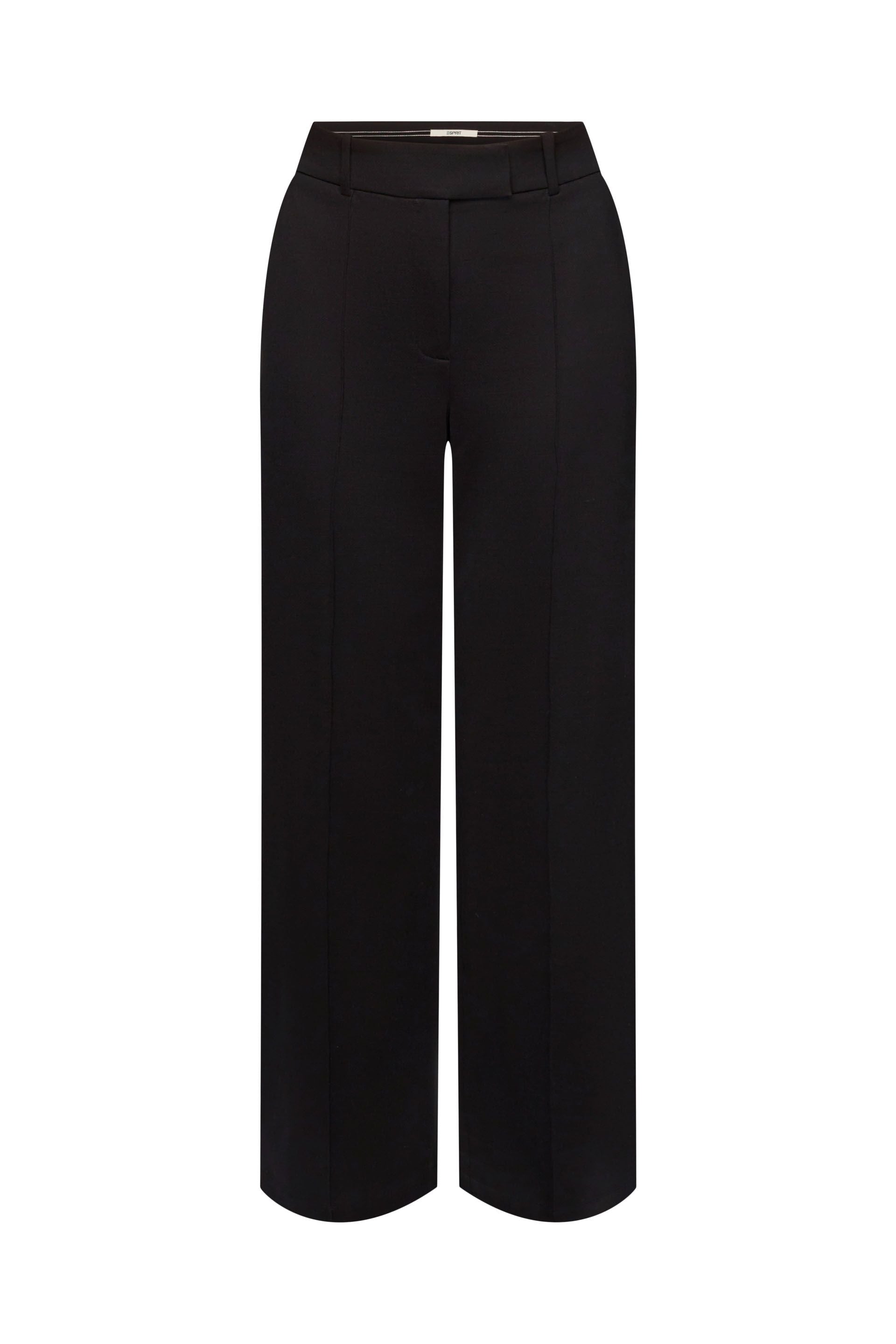 ESPRIT NEW Damen Hose Weites Bein Stretchkomfort Viskosemix