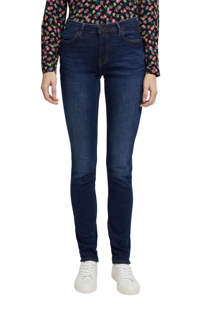 ESPRIT Denim Jeans Schmale Passform Damen Organic Cotton Stretchkomfort