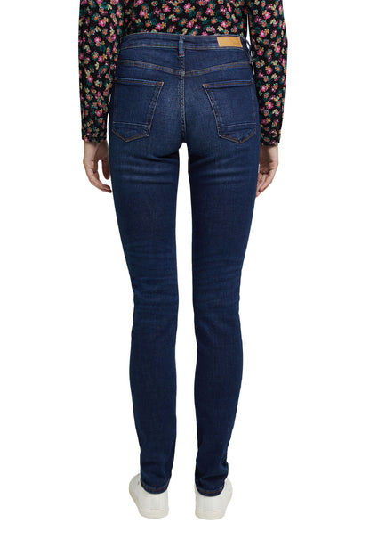 ESPRIT Denim Jeans Schmale Passform Damen Organic Cotton Stretchkomfort