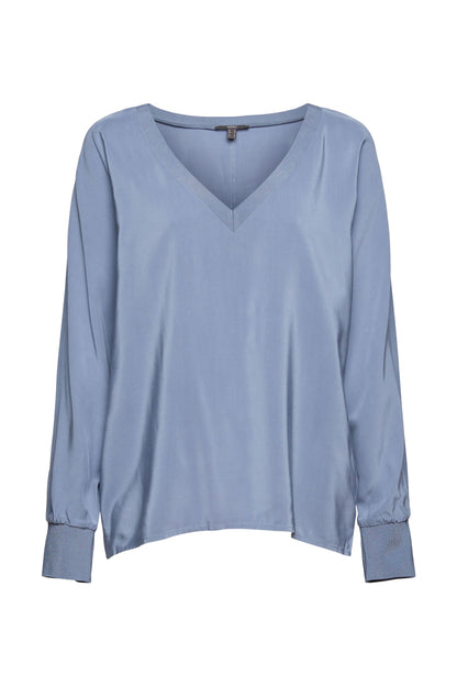 ESPRIT Bluse Damen Viskose Lockere Passform
