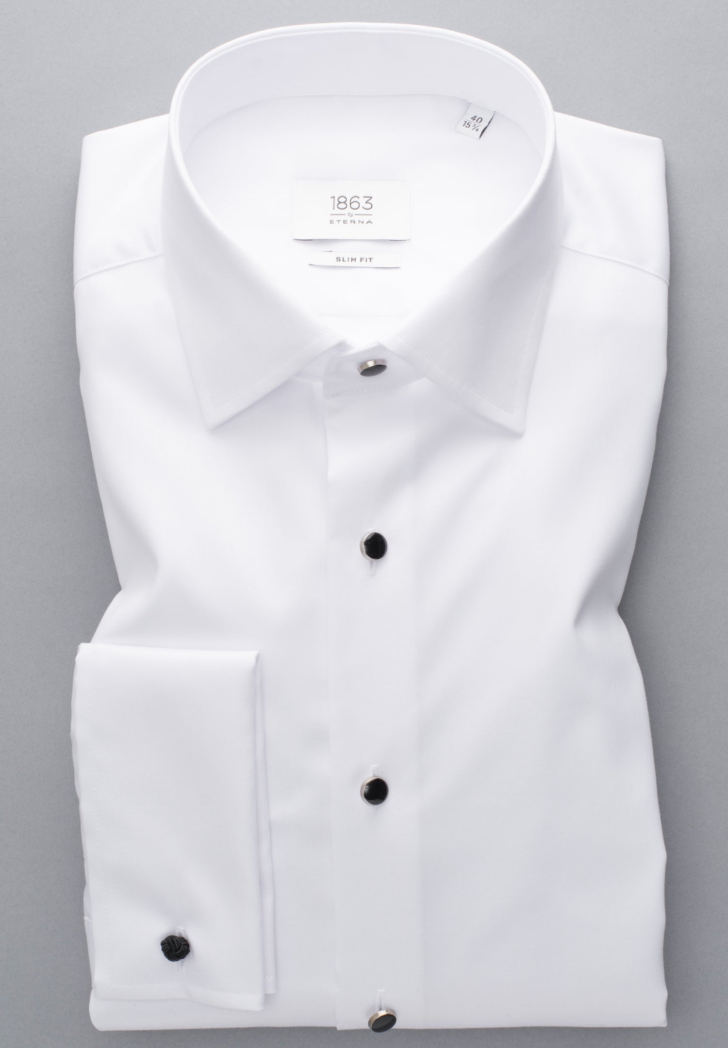 Luxury Twill-Hemd Herren Bügelfrei Kent-Kragen