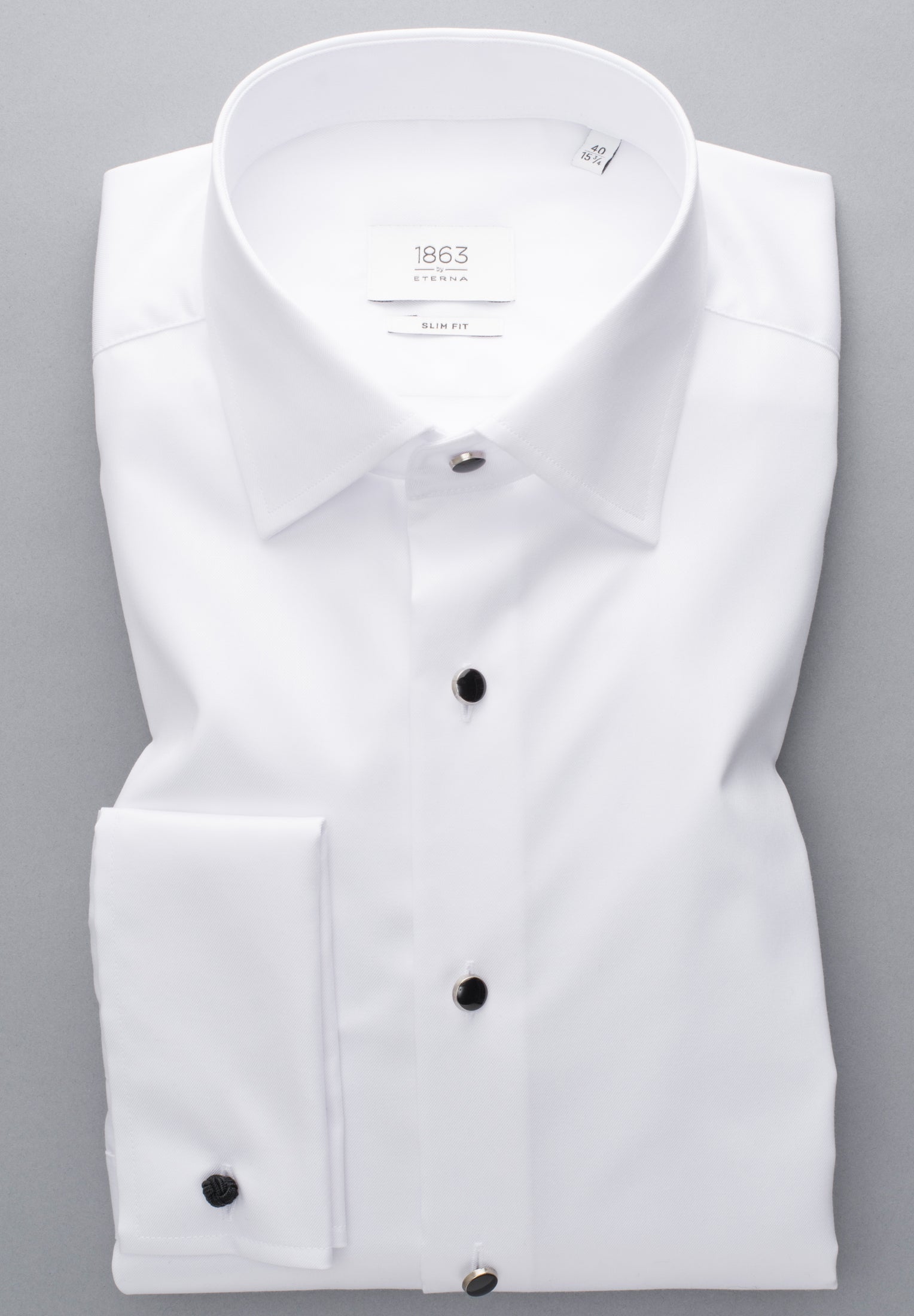 Luxury Twill-Hemd Herren Bügelfrei Kent-Kragen