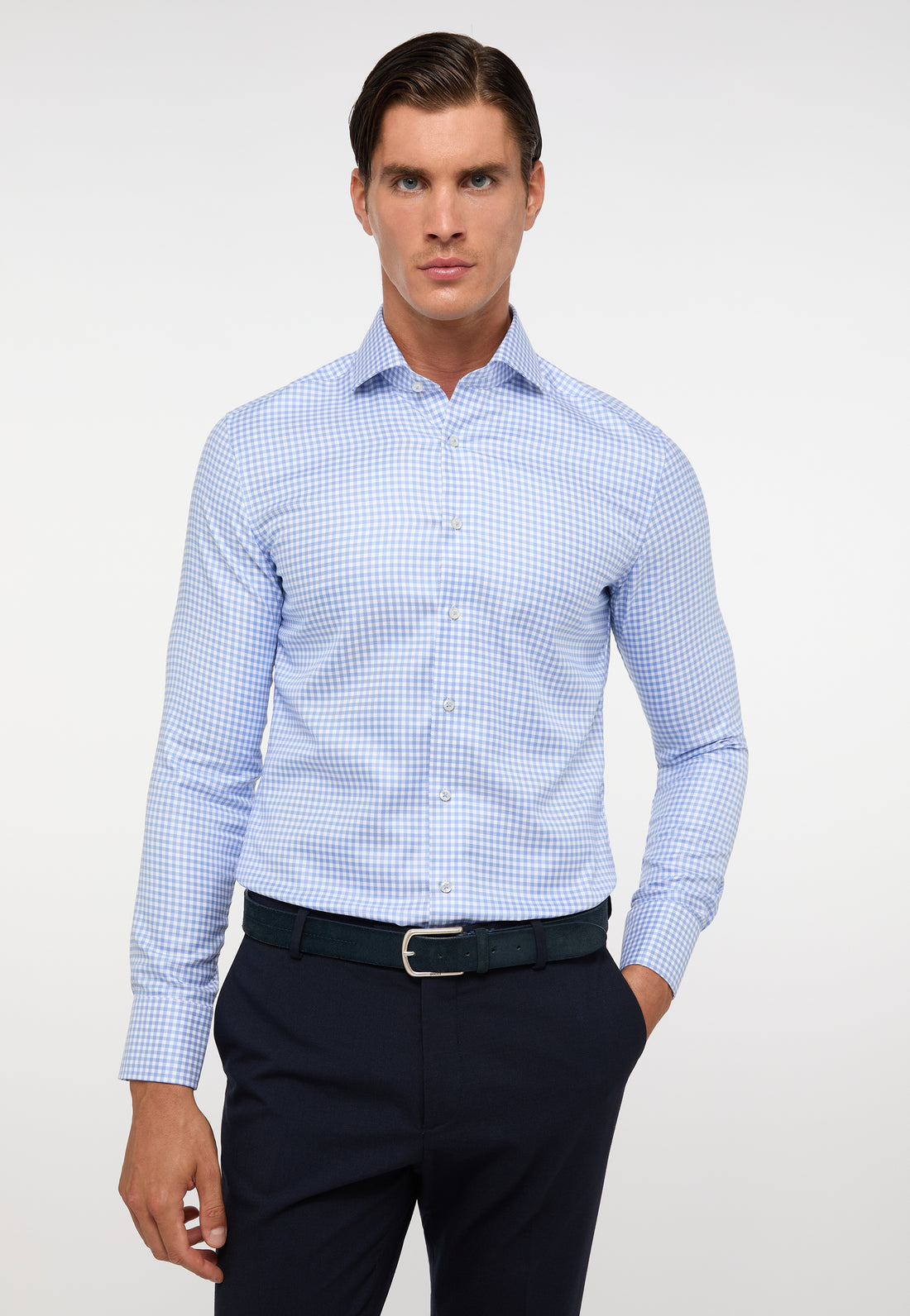 ETERNA Premium SLIM FIT Langarmhemd Herren CO₂-bilanziert