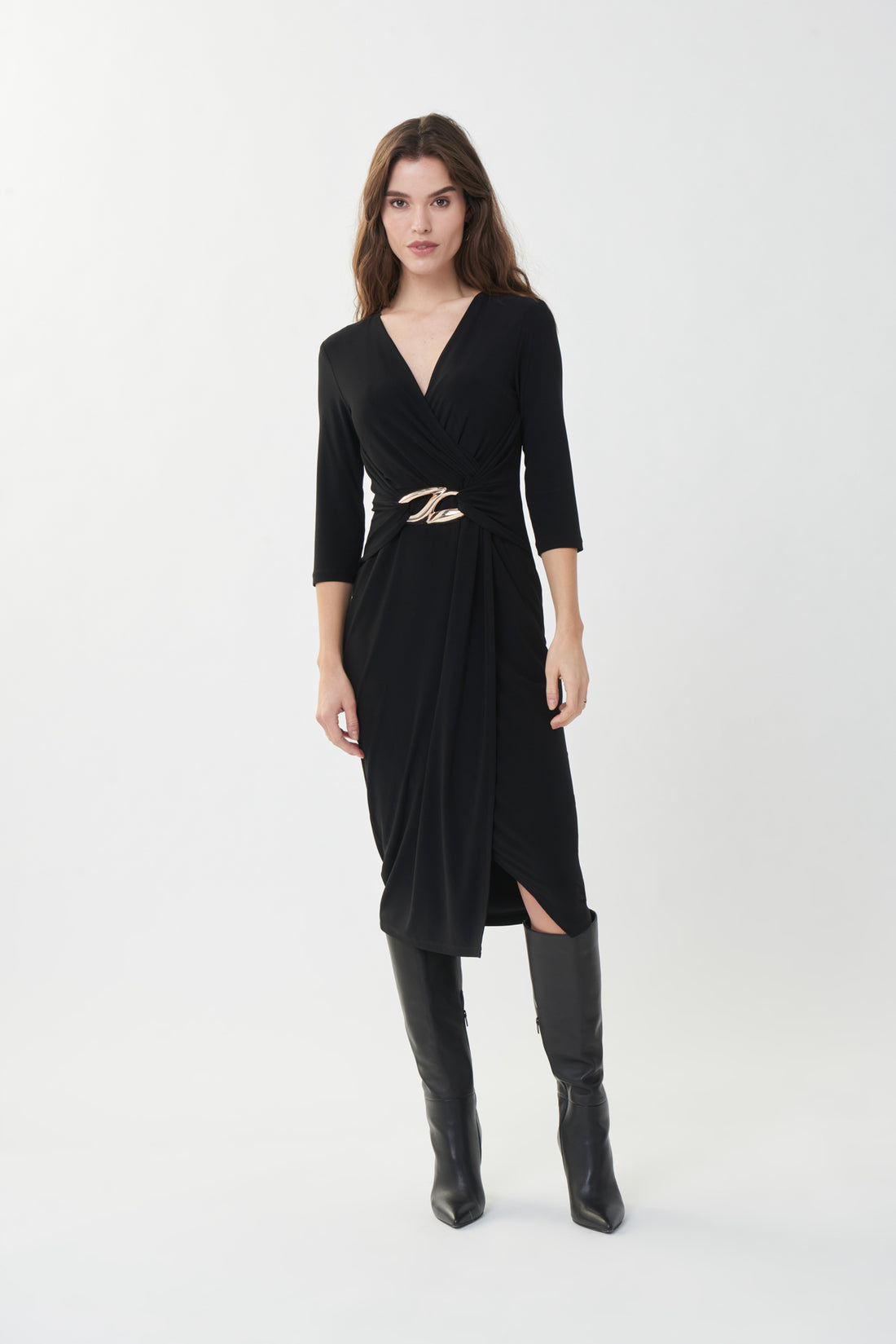 Kleid Midi-Länge Jersey-Qualität 3/4 Arm