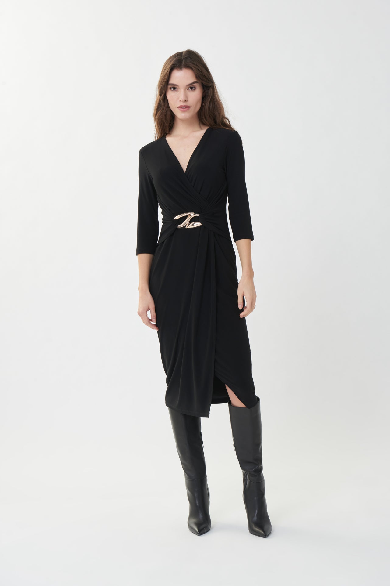 Kleid Midi-Länge Jersey-Qualität 3/4 Arm