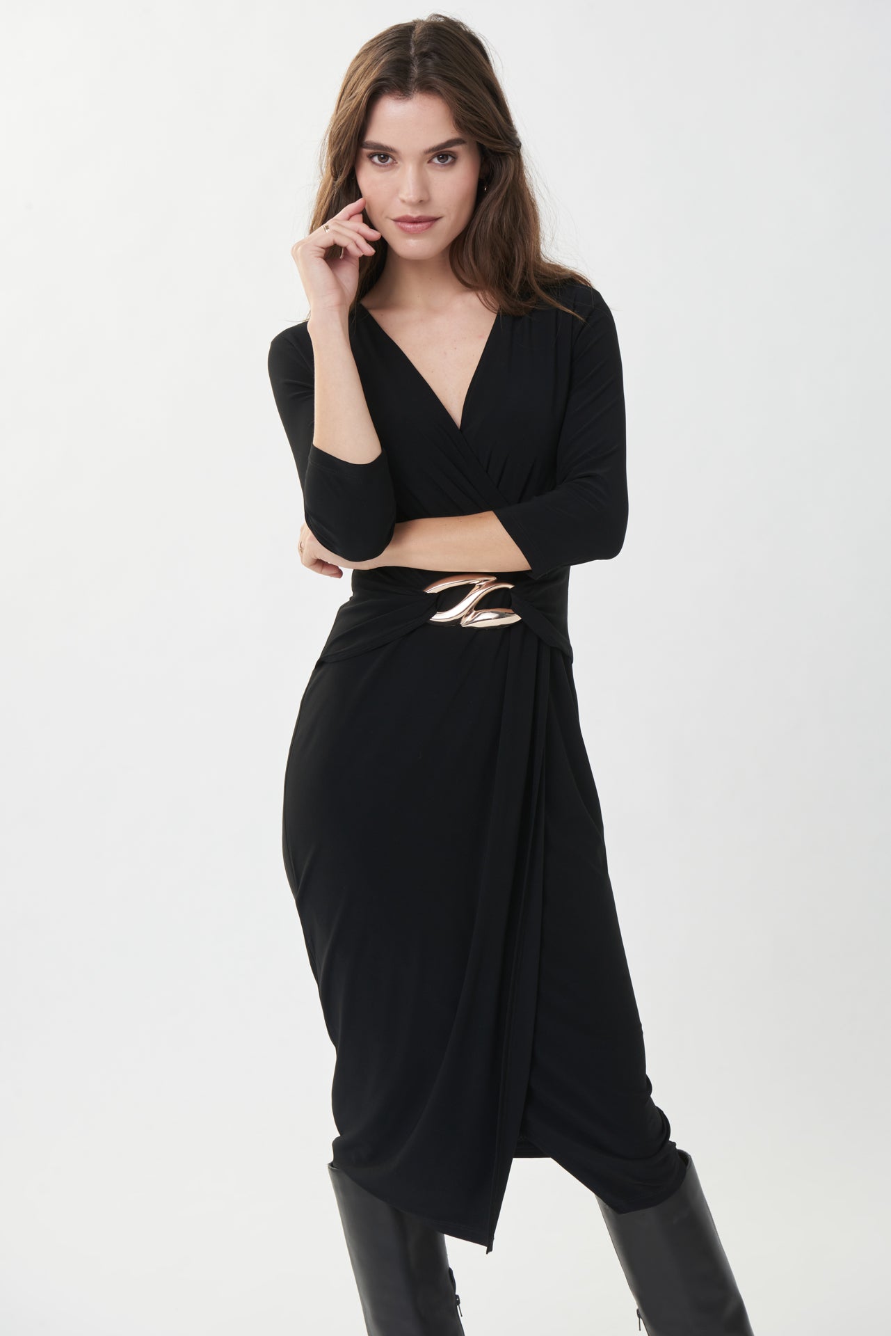 Kleid Midi-Länge Jersey-Qualität 3/4 Arm