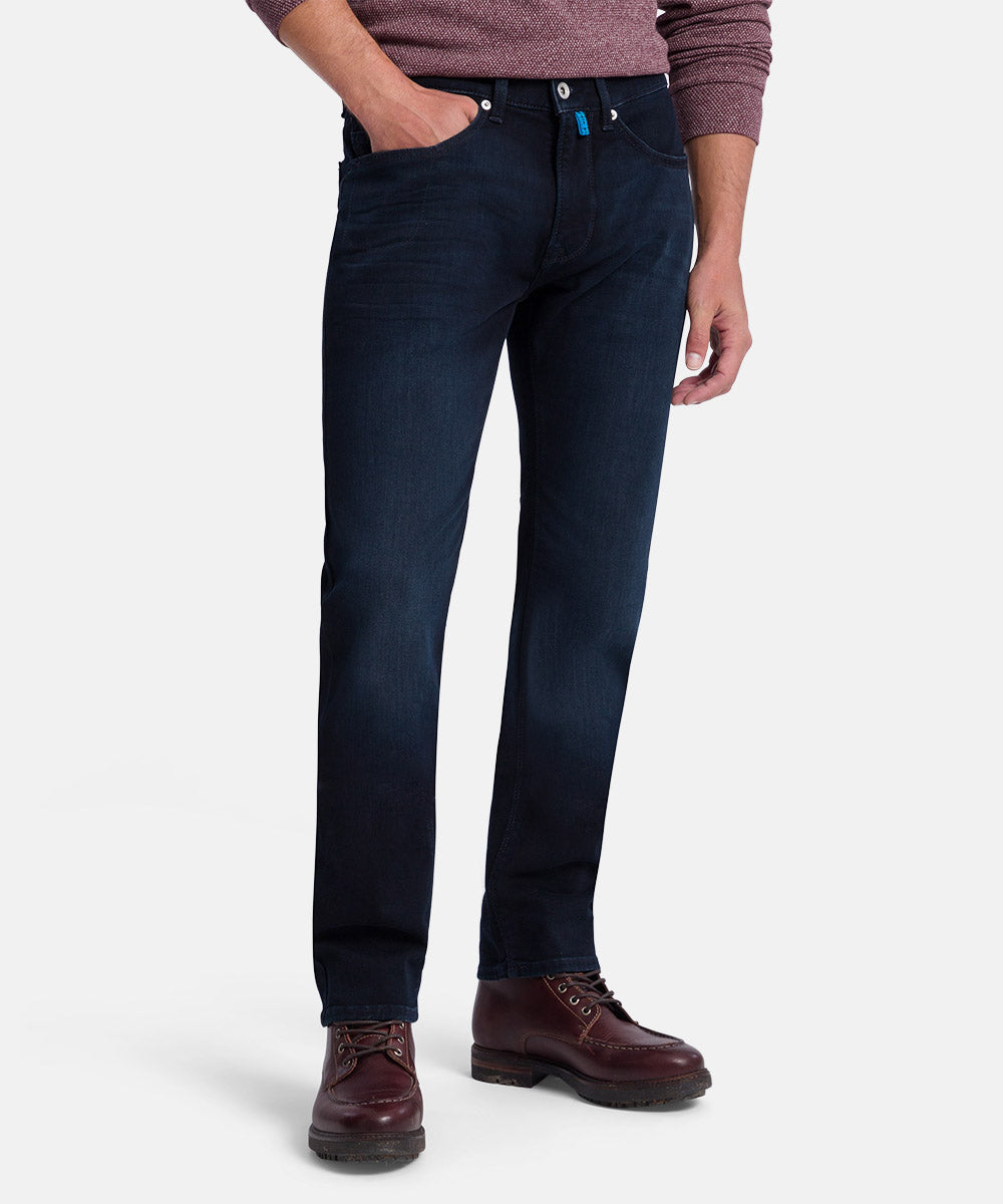 Pierre Cardin Slim Fit Antibes Jeans für Herren mit vintage used Optik und Comfortstretch