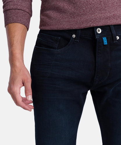 Pierre Cardin Slim Fit Antibes Jeans für Herren mit vintage used Optik und Comfortstretch
