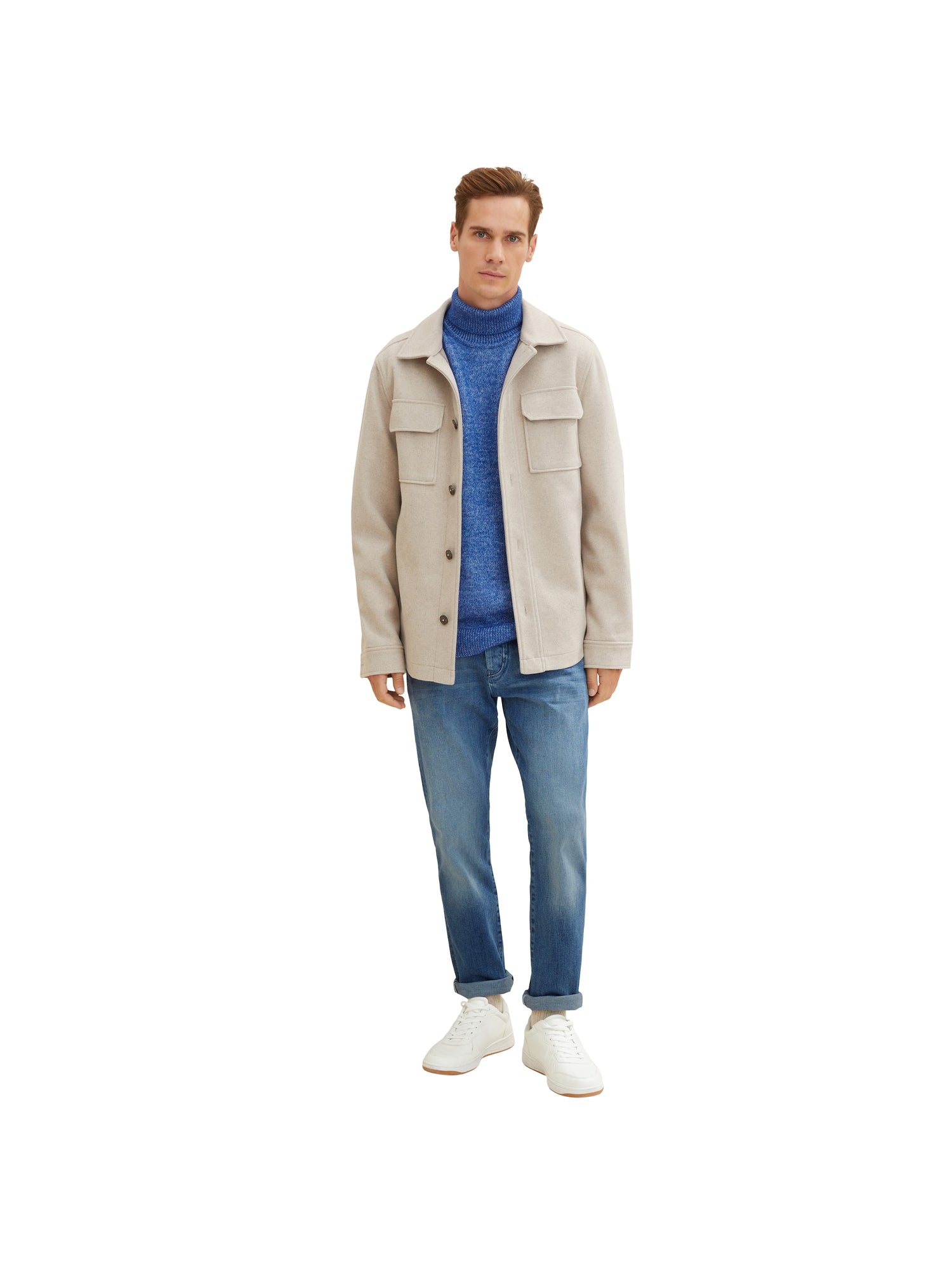 Tom Tailor Denim Jeans Marvin Straight Fit Herren Dehnbarem Denim