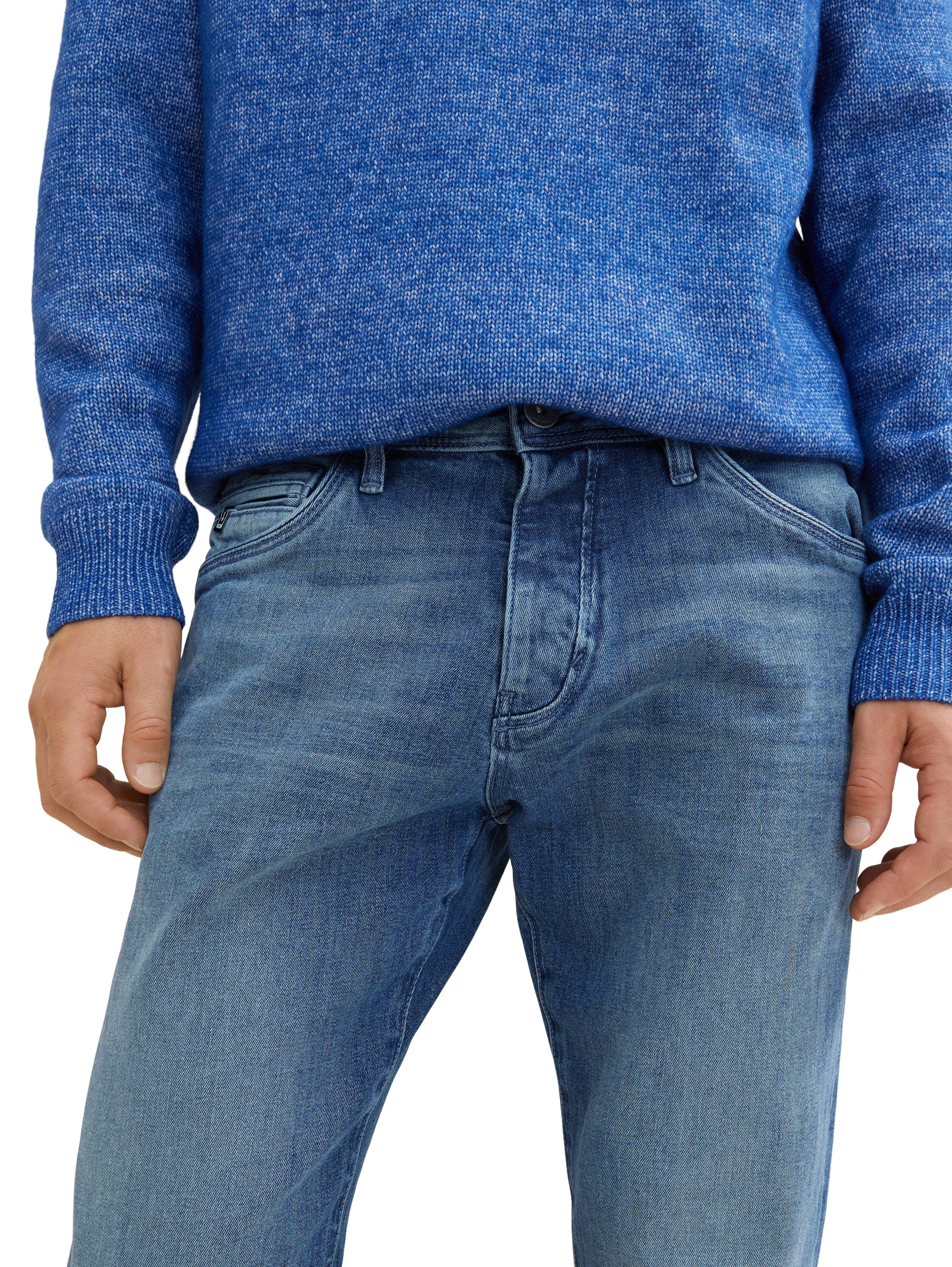 Tom Tailor Denim Jeans Marvin Straight Fit Herren Dehnbarem Denim
