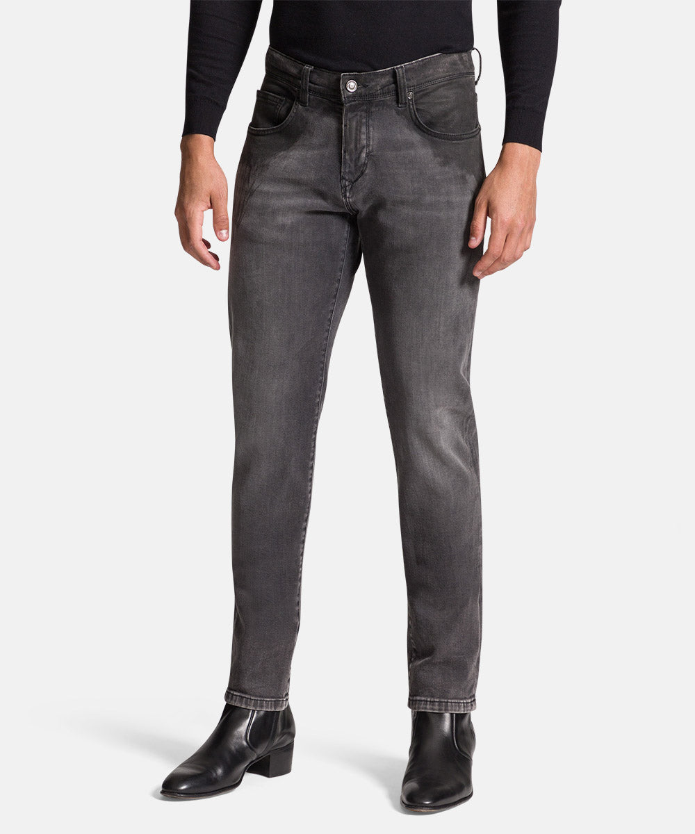 Baldessarini Tapered Fit Jeans für Erwachsene mit Vintage-Flair und Stretch-Komfort