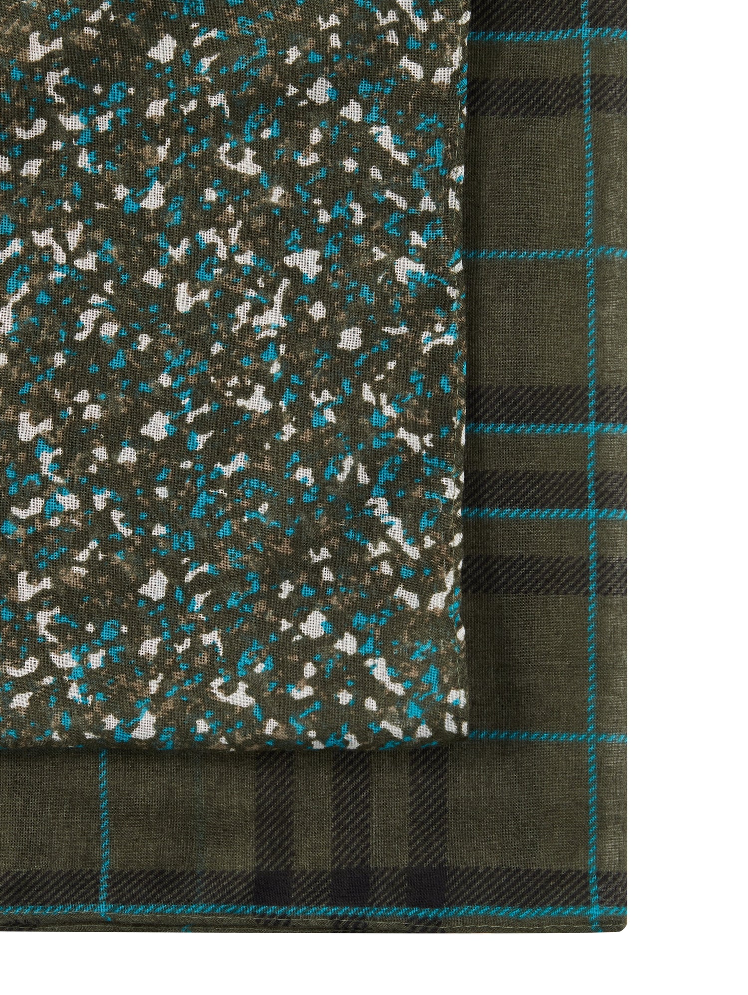 Tom Tailor Denim Schal gemustert Unisex aus recycelten Polyesterfasern