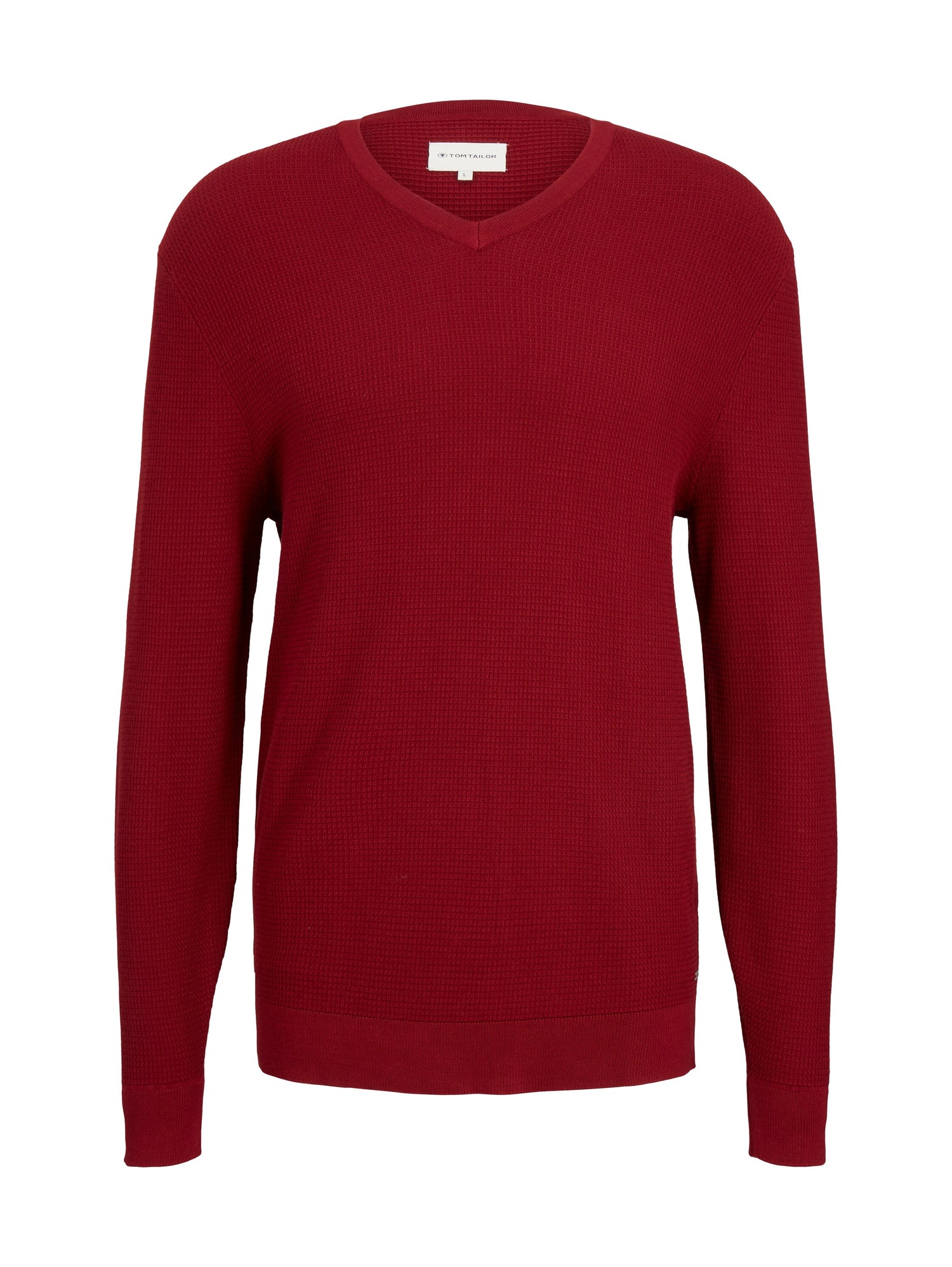 Tom Tailor Denim Strickpullover Regular Fit Herren mit V-Ausschnitt