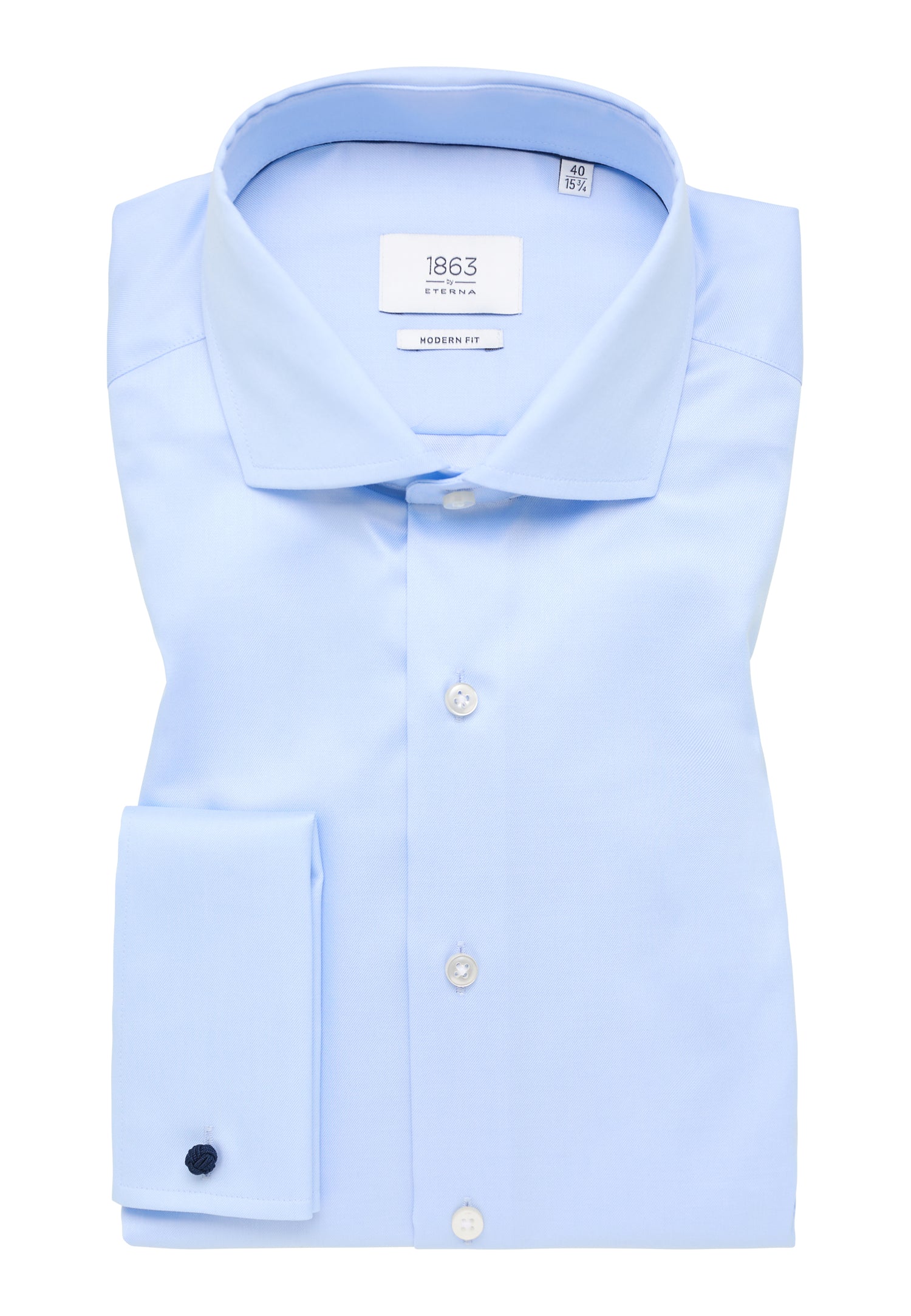 ETERNA Luxury Shirt Herren Twill bügelfrei