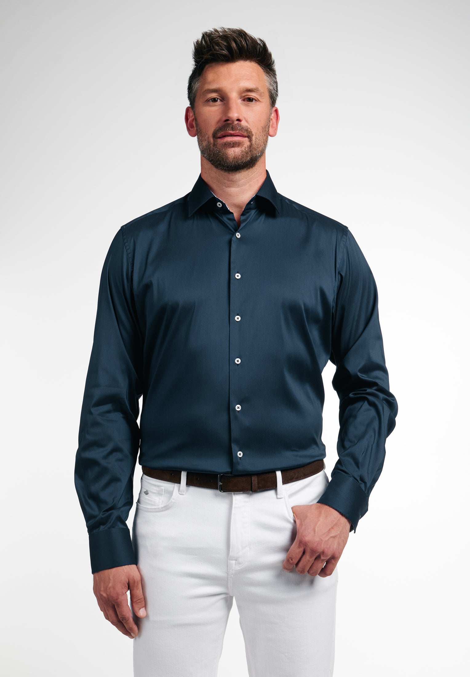 FlexiFit Performance Shirt Herren Stretch-Twill Bügelleicht atmungsaktiv leicht