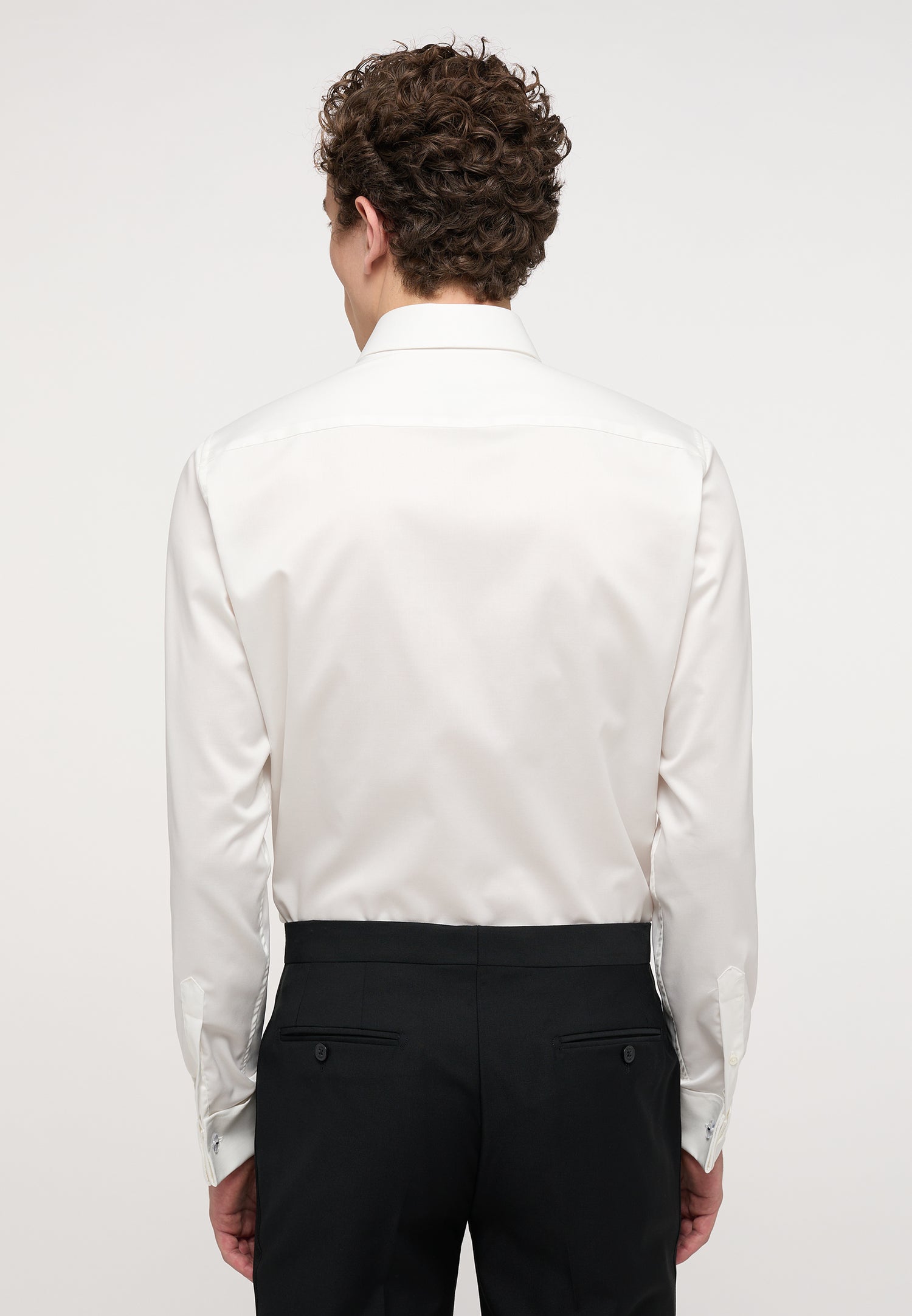 ETERNA Luxury Shirt Slim Fit Herren Bügelfrei Twill Gala Kent Umschlagmanschette