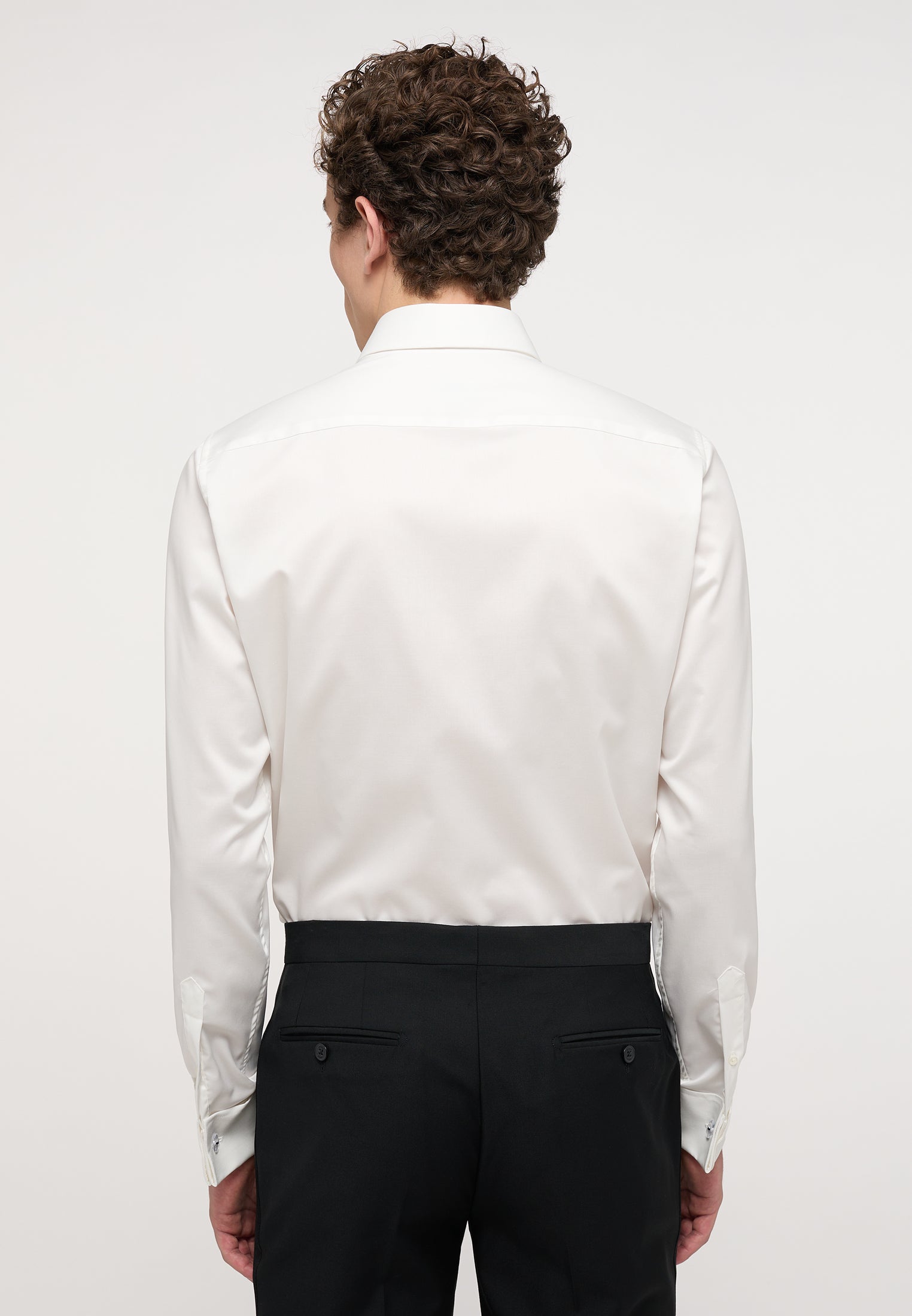 ETERNA Luxury Shirt Slim Fit Herren Bügelfrei Twill Gala Kent Umschlagmanschette