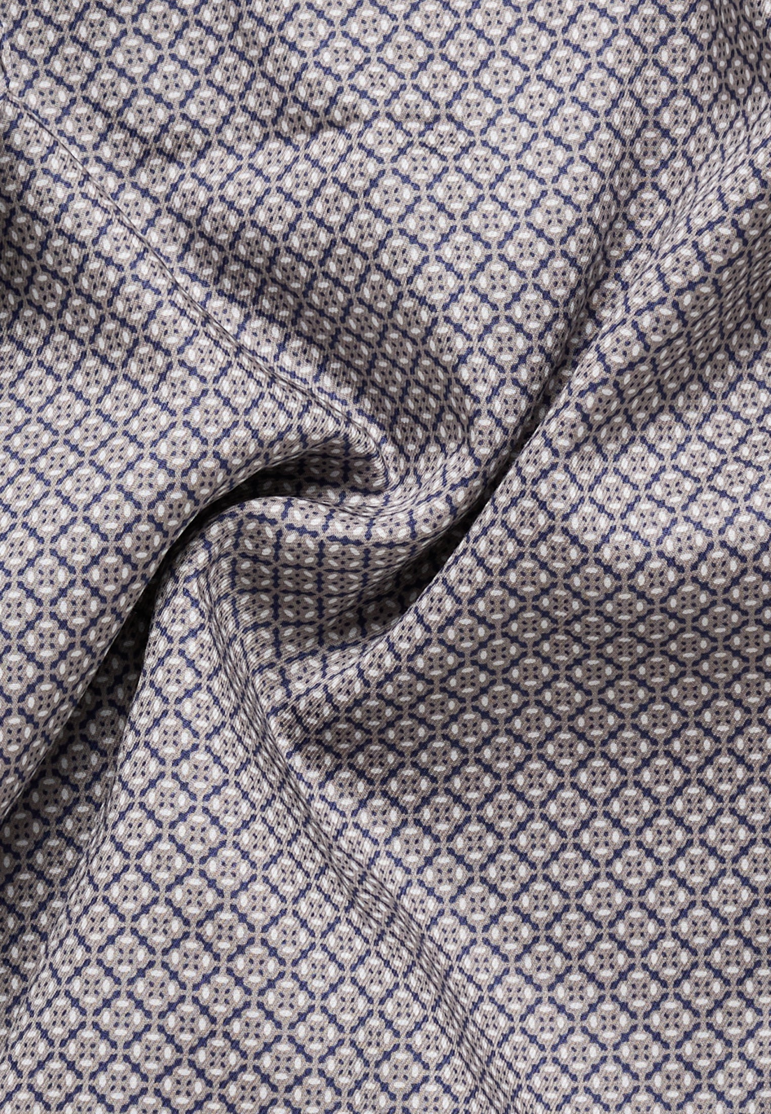 Eterna Slim Fit Langarmhemd Herren Bügelfrei Twill