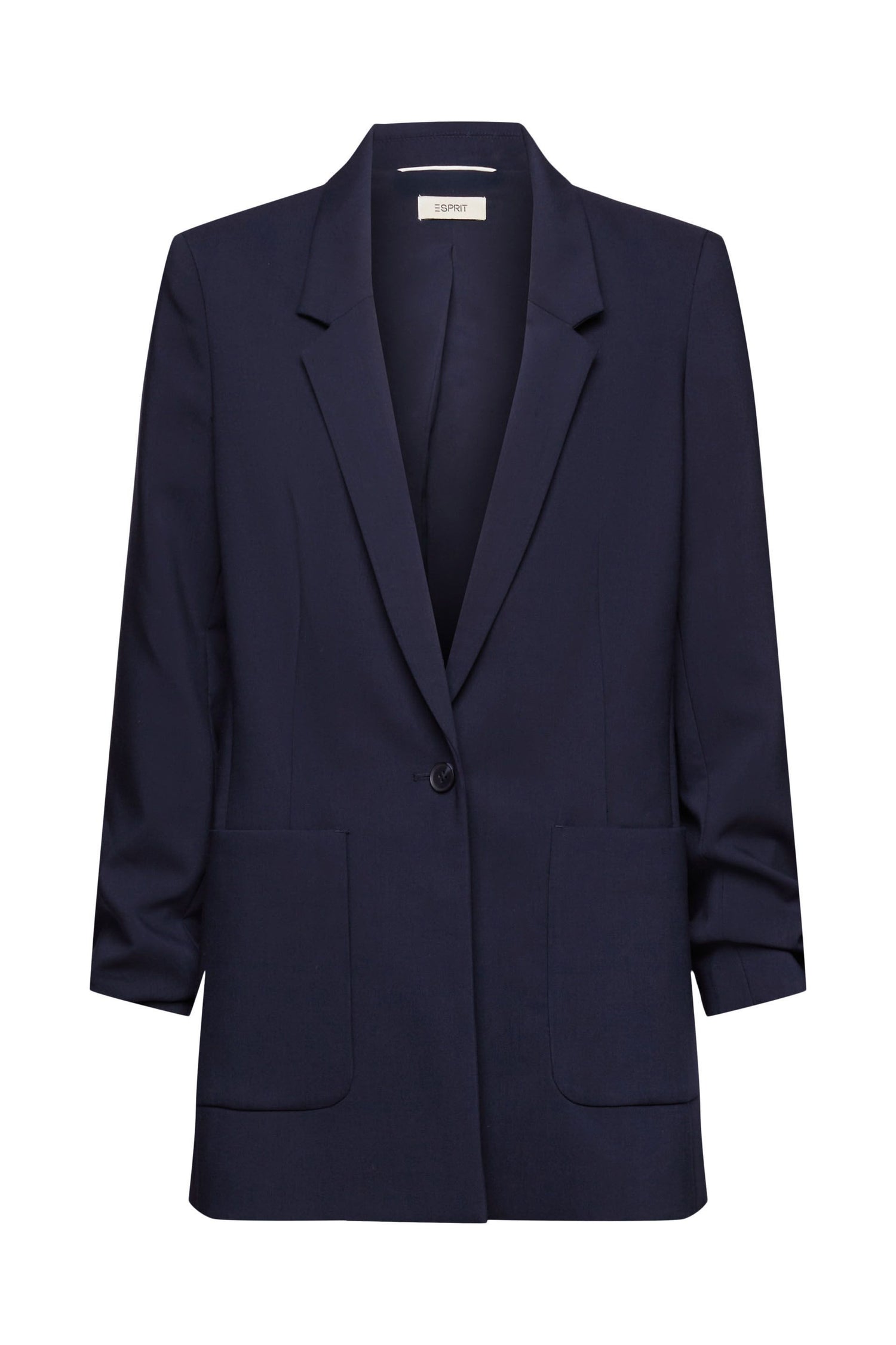 Blazer mit gerafften Ärmeln
