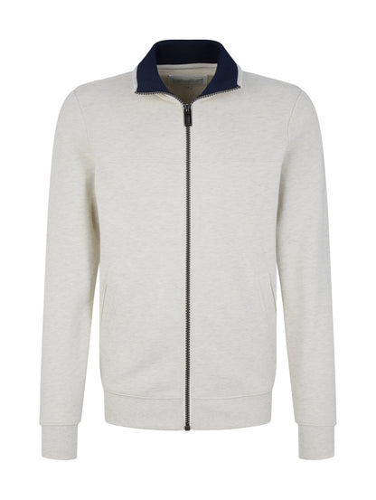Sweatjacke mit Ziernaht