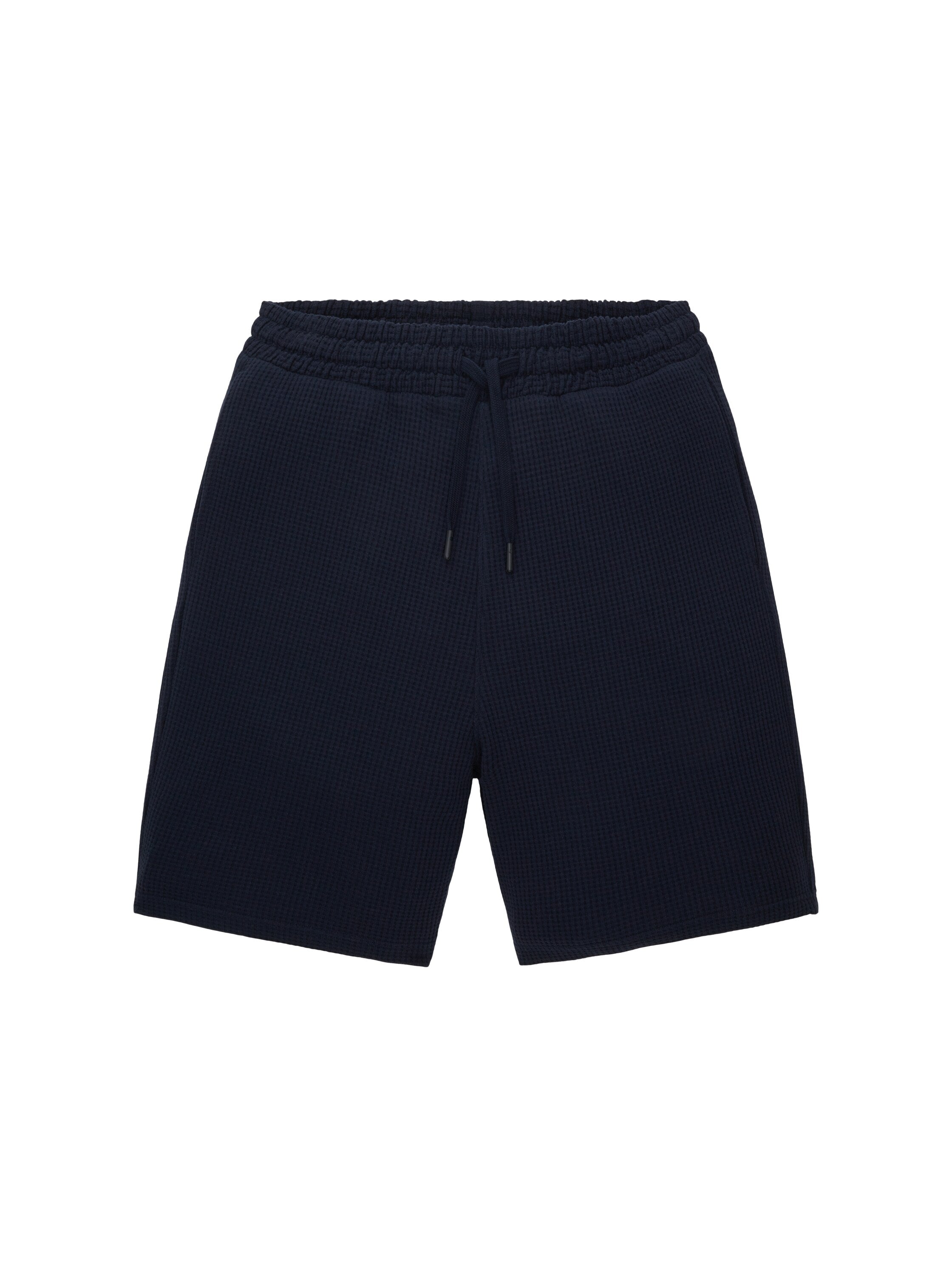 relaxed waffle sweatshorts