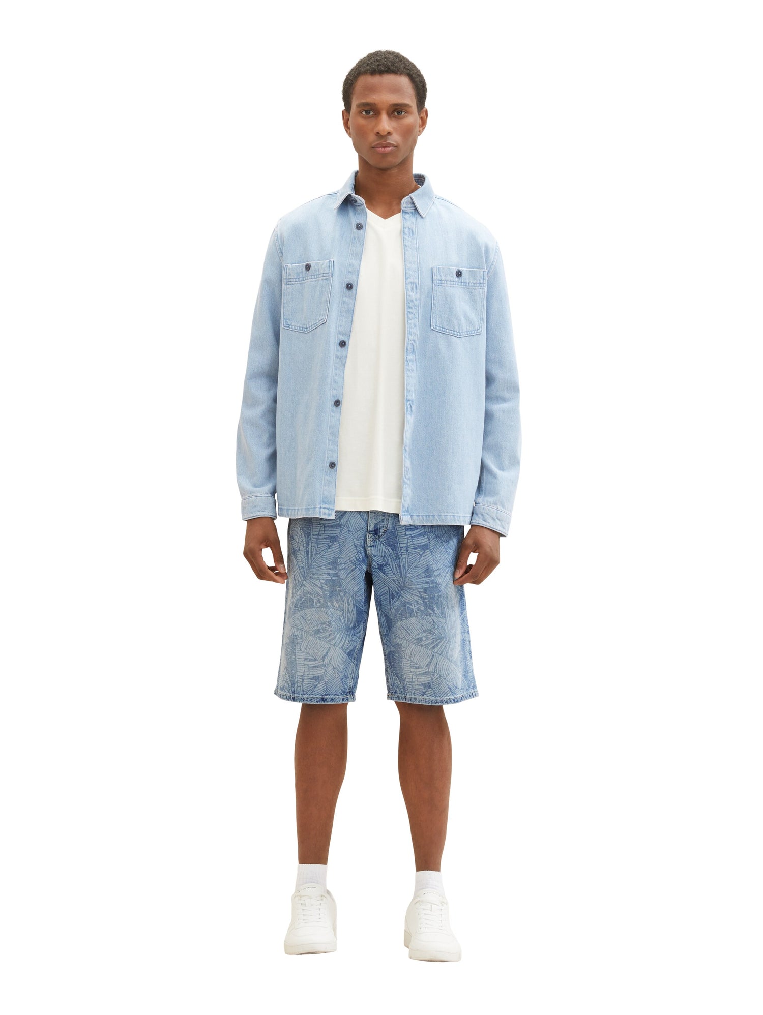 Tom Tailor Denim Jeans mit Knopfleiste für Herren im Five-Pocket-Style