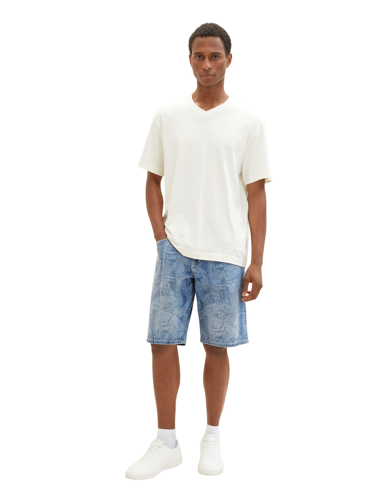 Tom Tailor Denim Jeans mit Knopfleiste für Herren im Five-Pocket-Style
