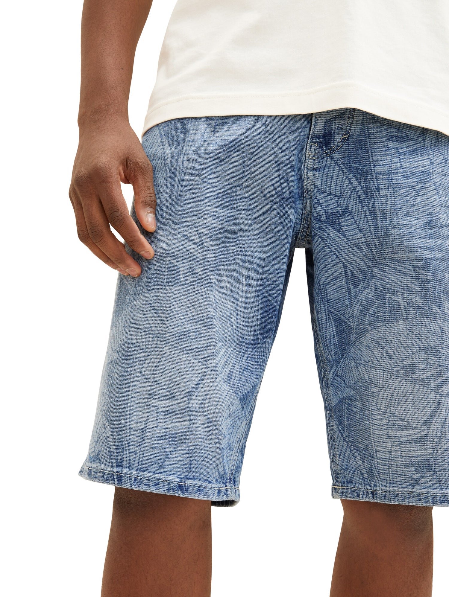 Tom Tailor Denim Jeans mit Knopfleiste für Herren im Five-Pocket-Style