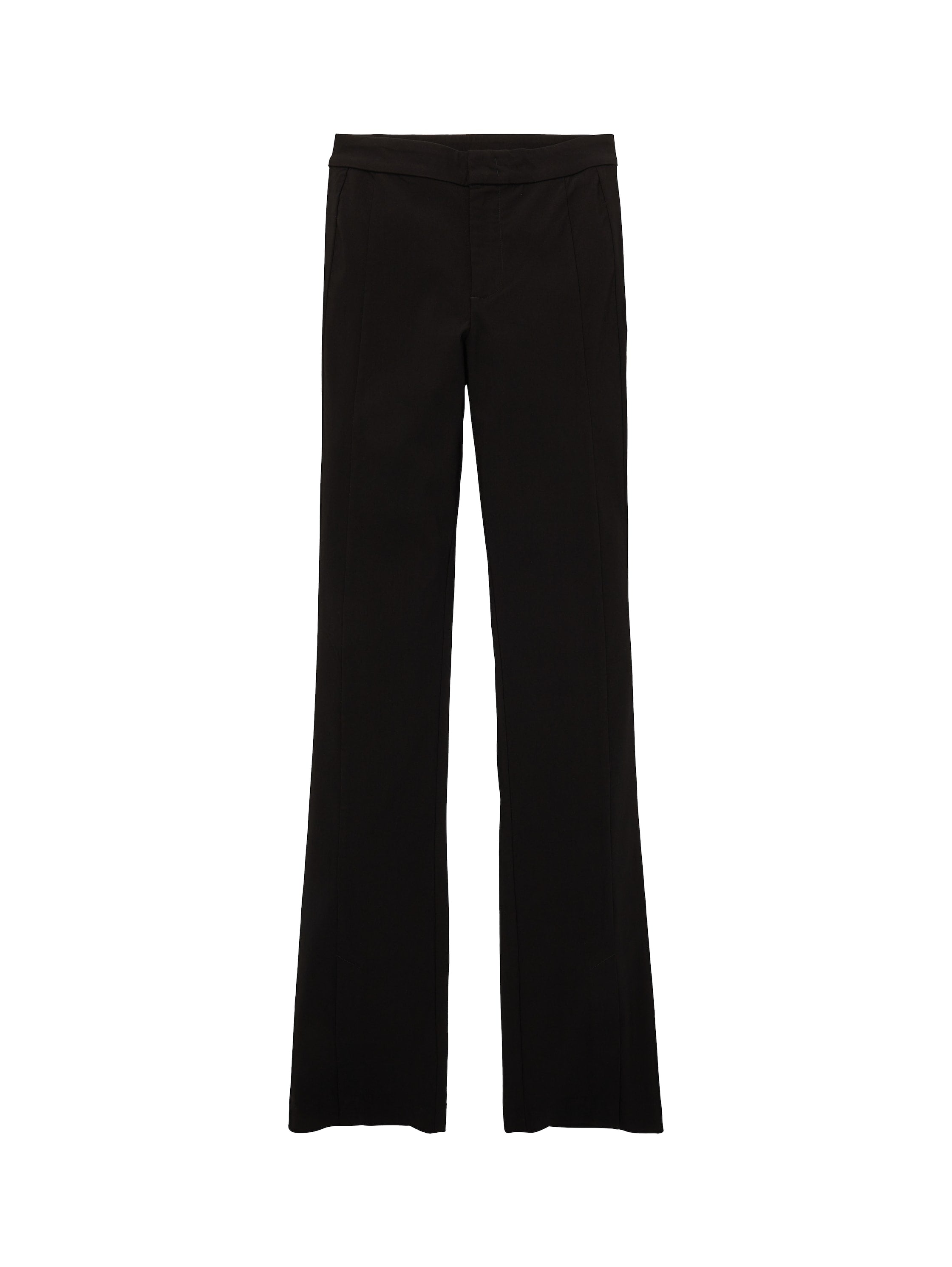 Tom Tailor Denim Damen Culotte mit Schlitz am Saum Regular Fit aus Viskose und Polyamid